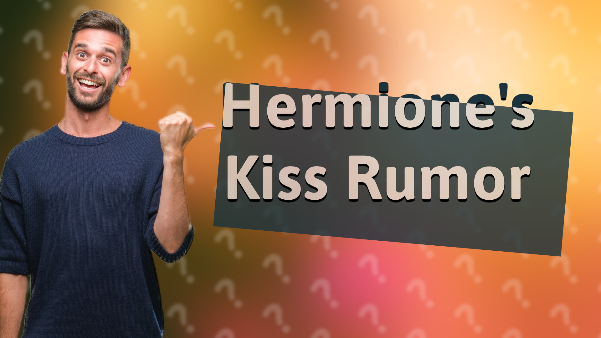 Hermione's Kiss Rumor
