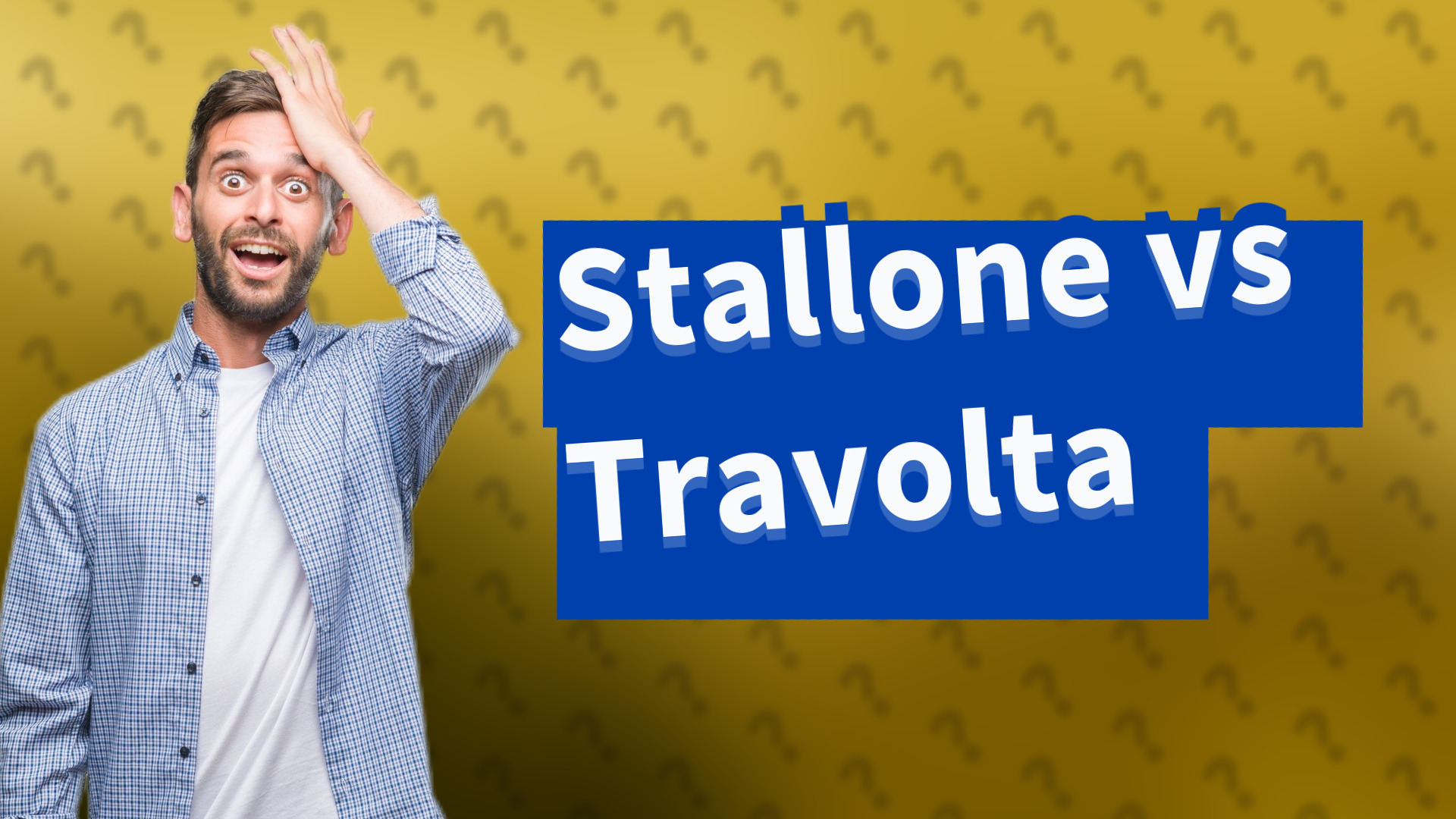 Stallone vs Travolta