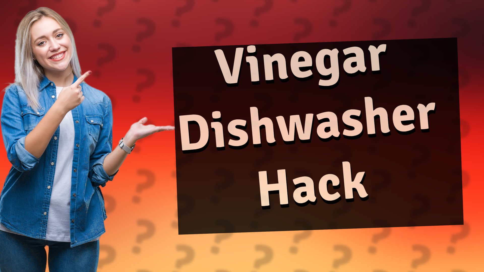 Vinegar Dishwasher Hack