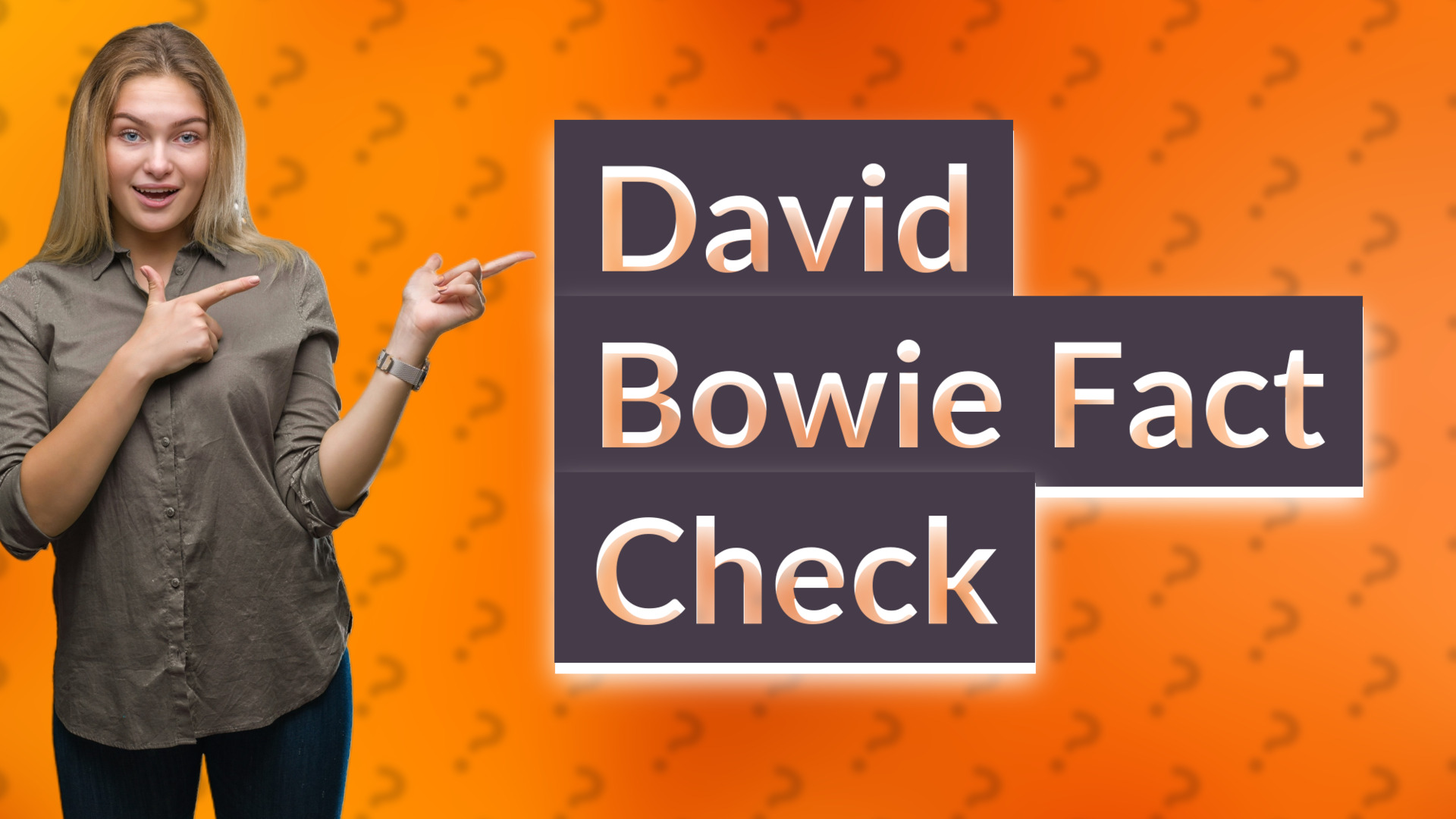 David Bowie Fact Check