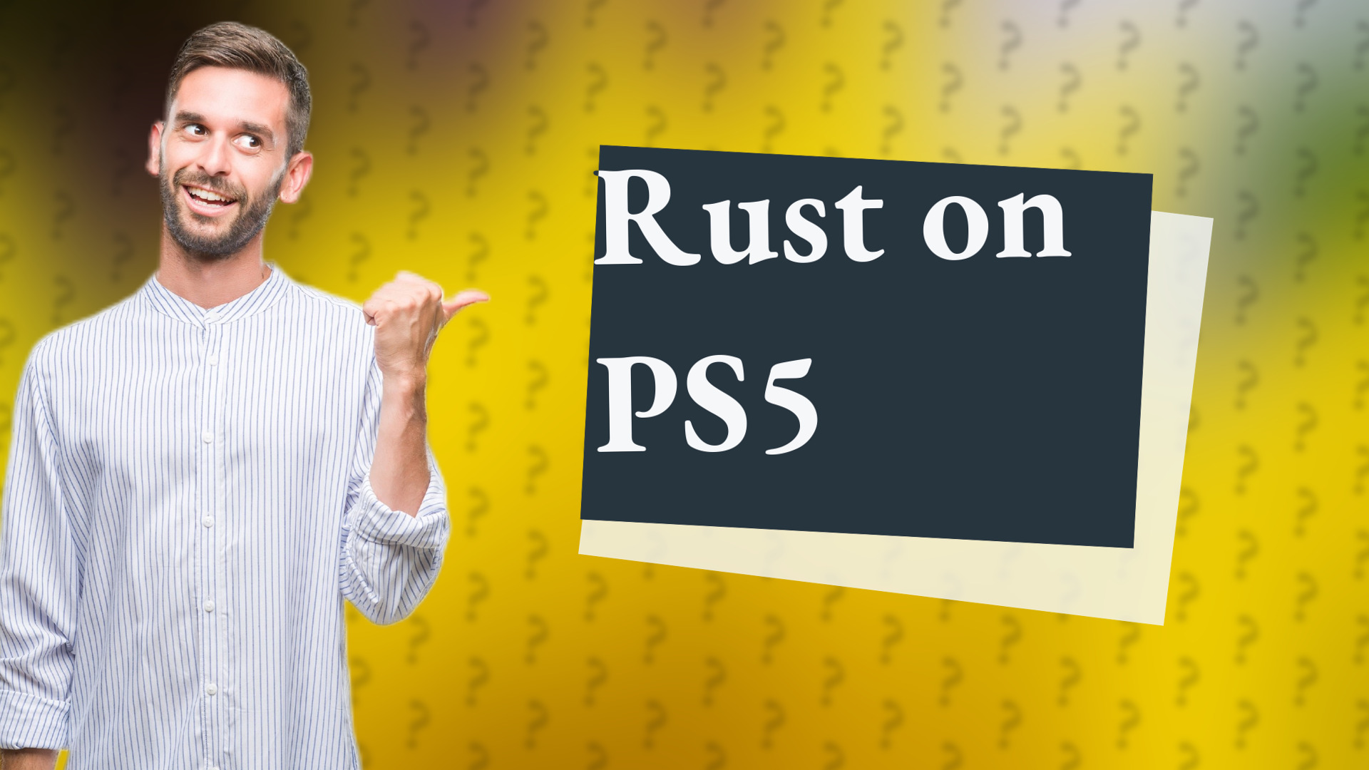 Rust on PS5