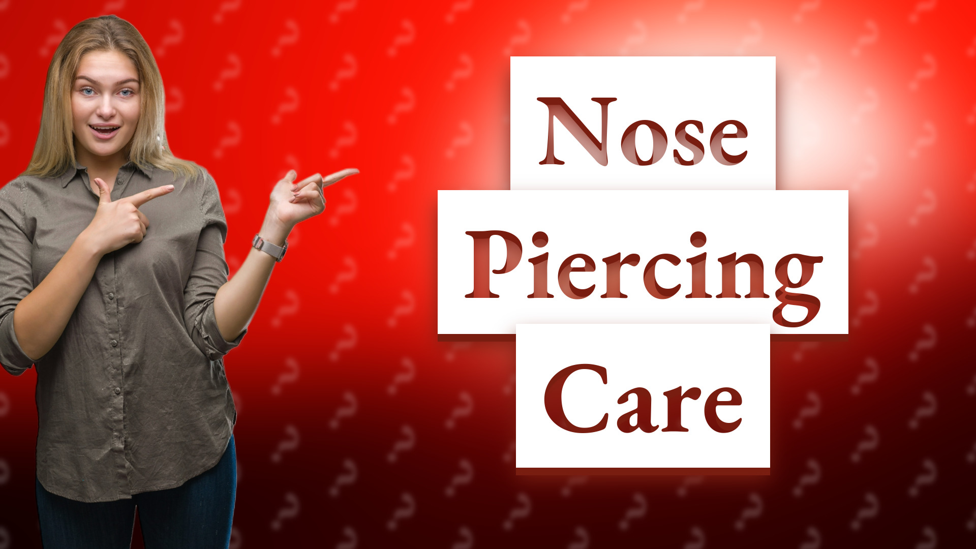 Nose Piercing Care