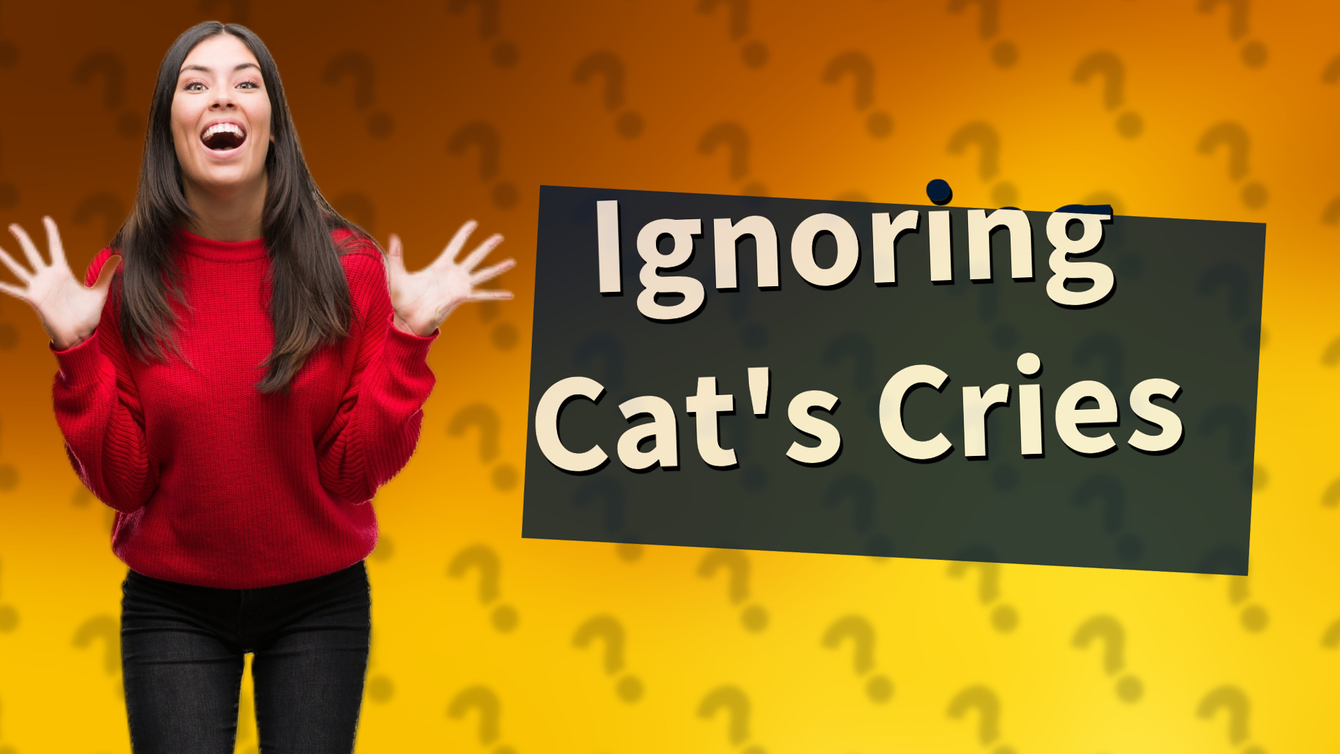 Ignoring Cat's Cries
