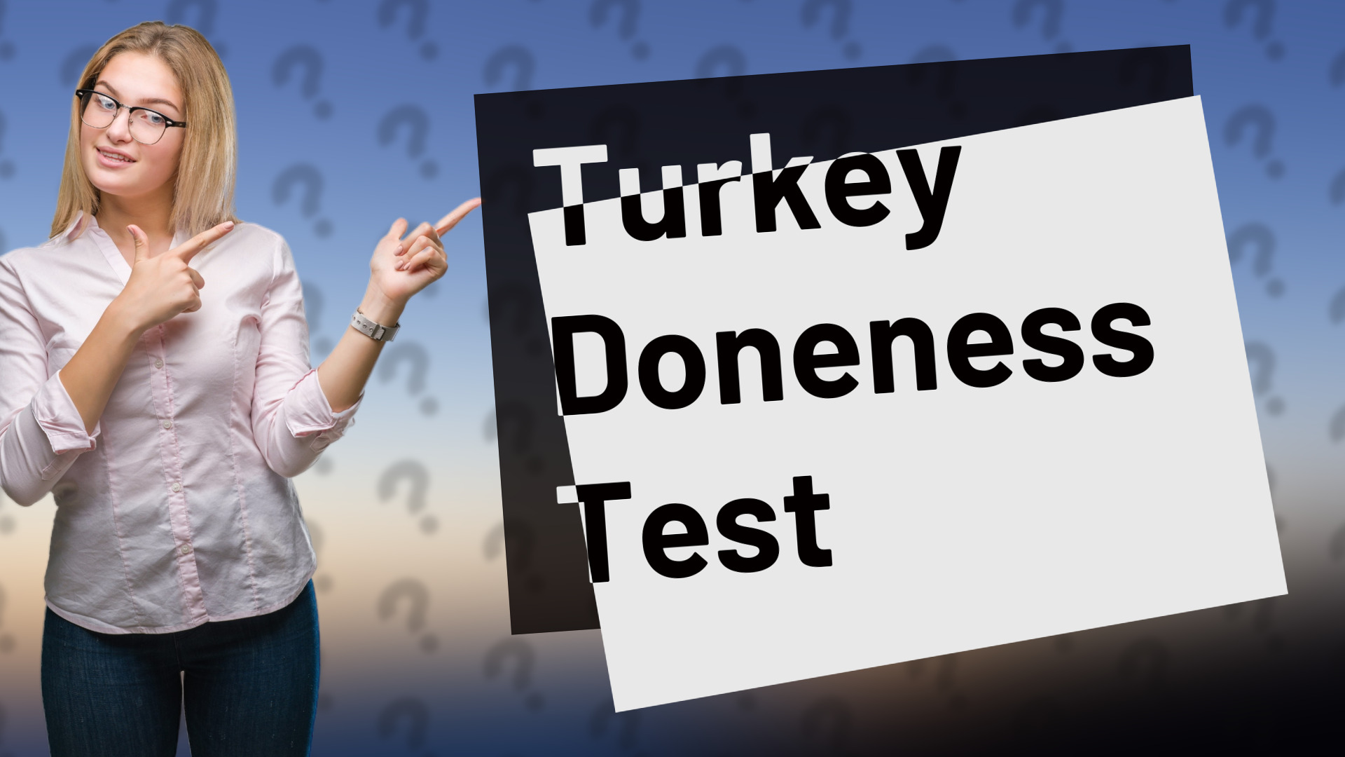 Turkey Doneness Test