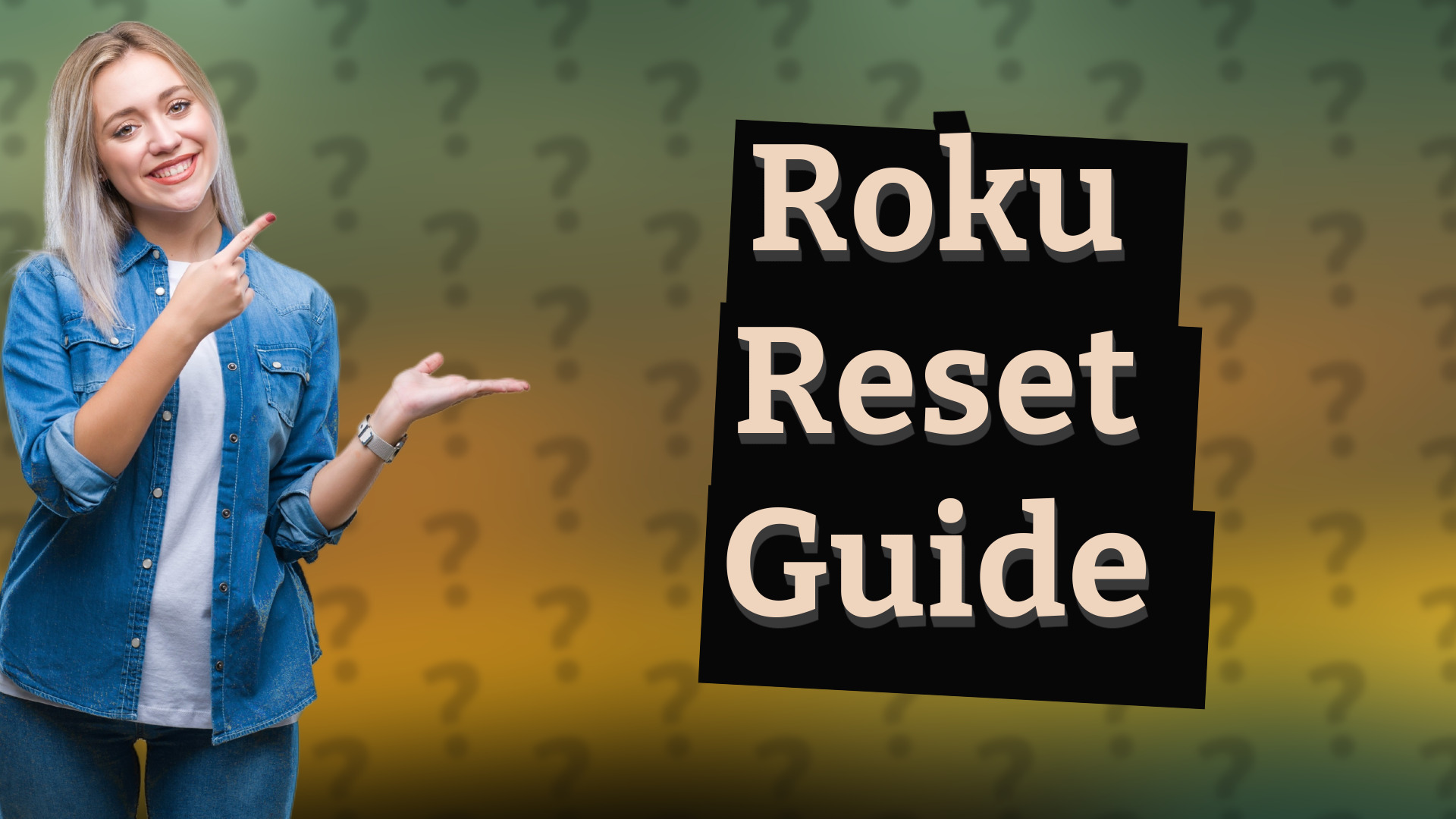 Roku Reset Guide