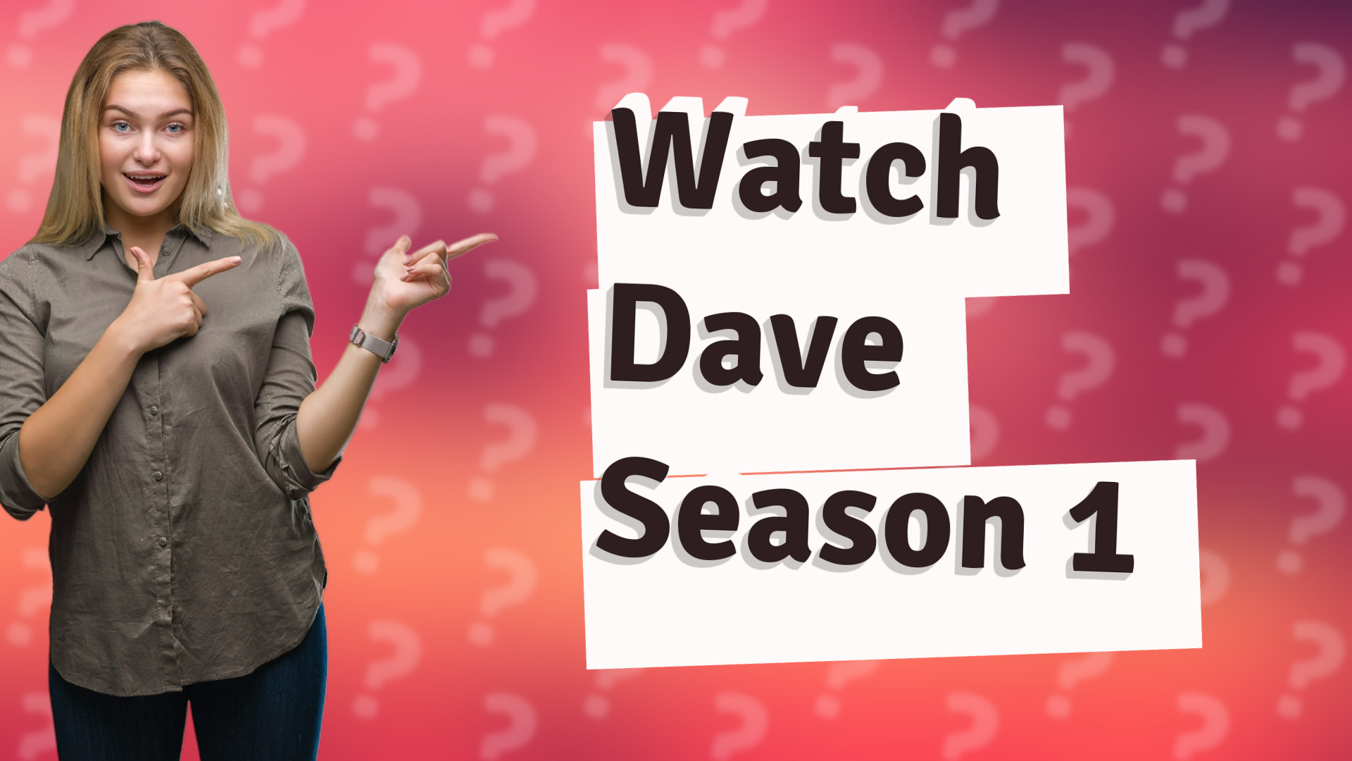 Watch Dave Season 1