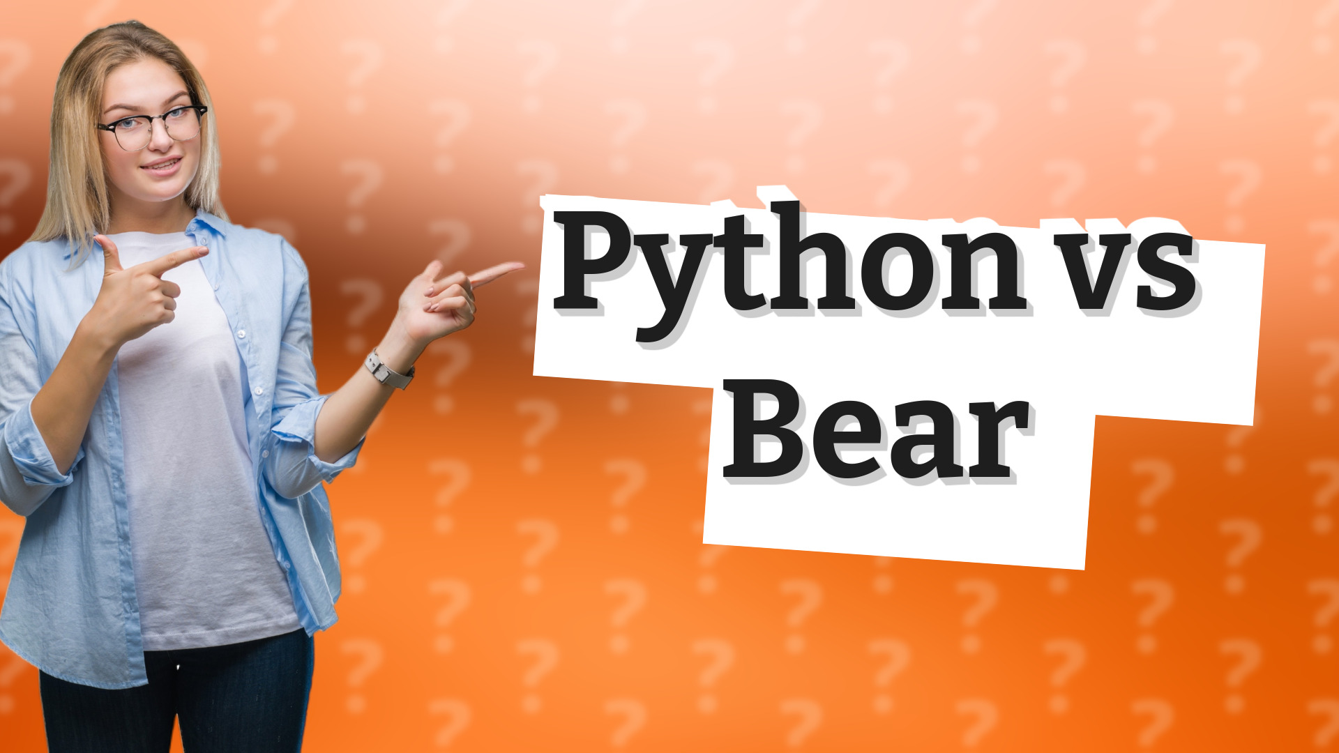 Python vs Bear