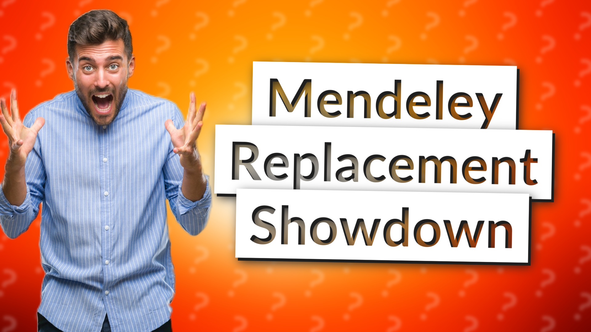 Mendeley Replacement Showdown