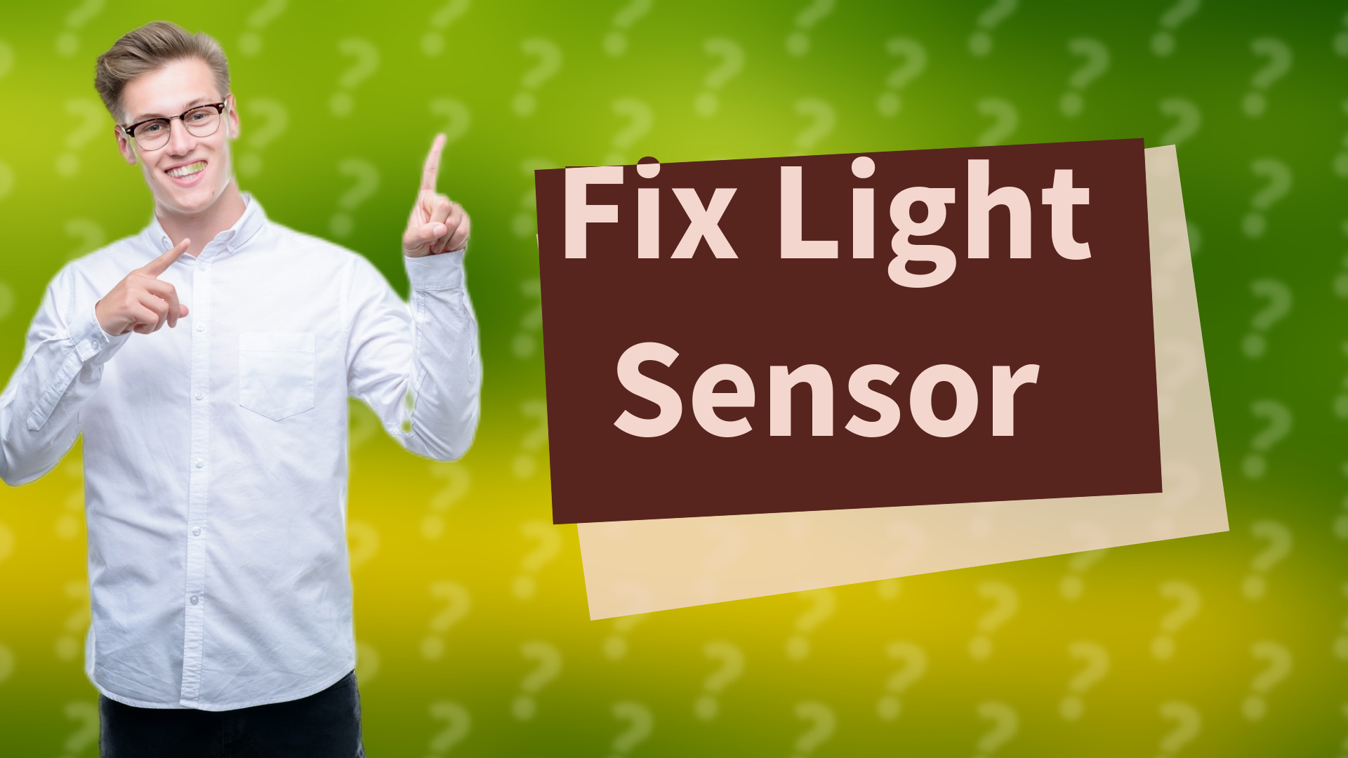 Fix Light Sensor