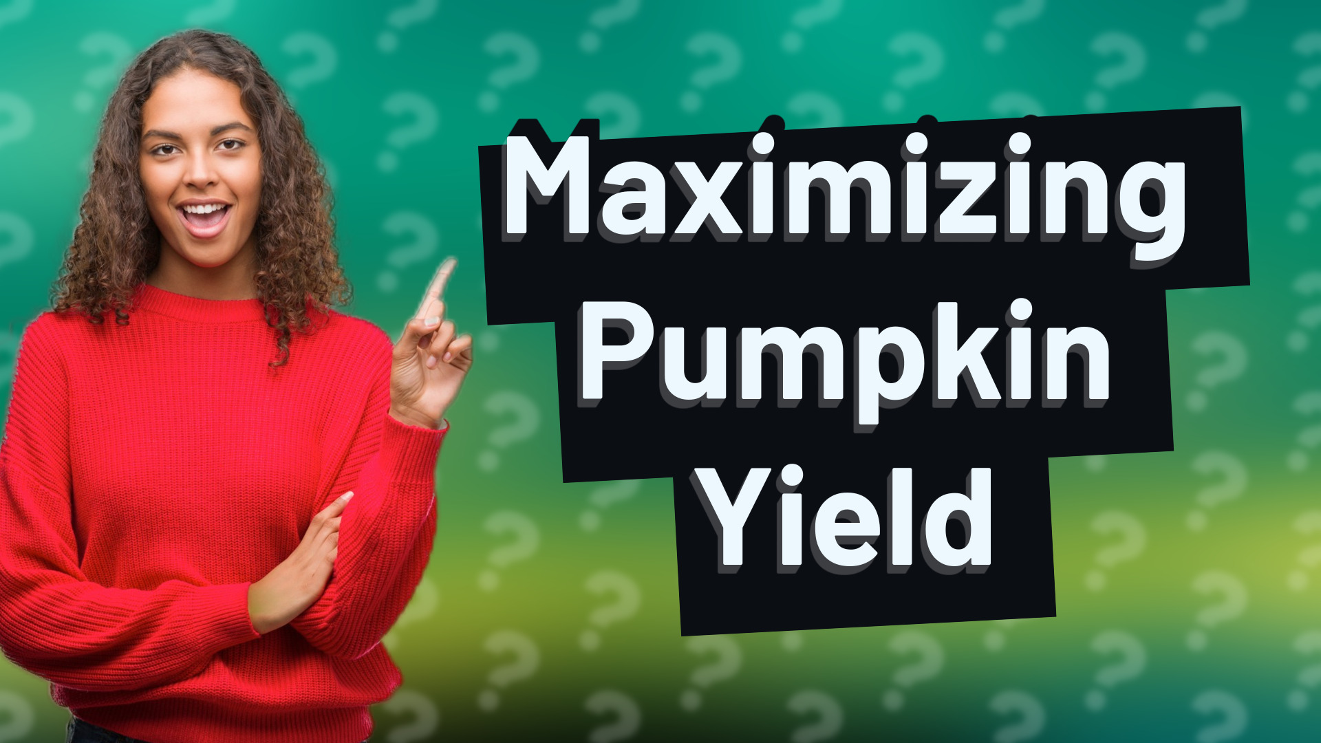 Maximizing Pumpkin Yield
