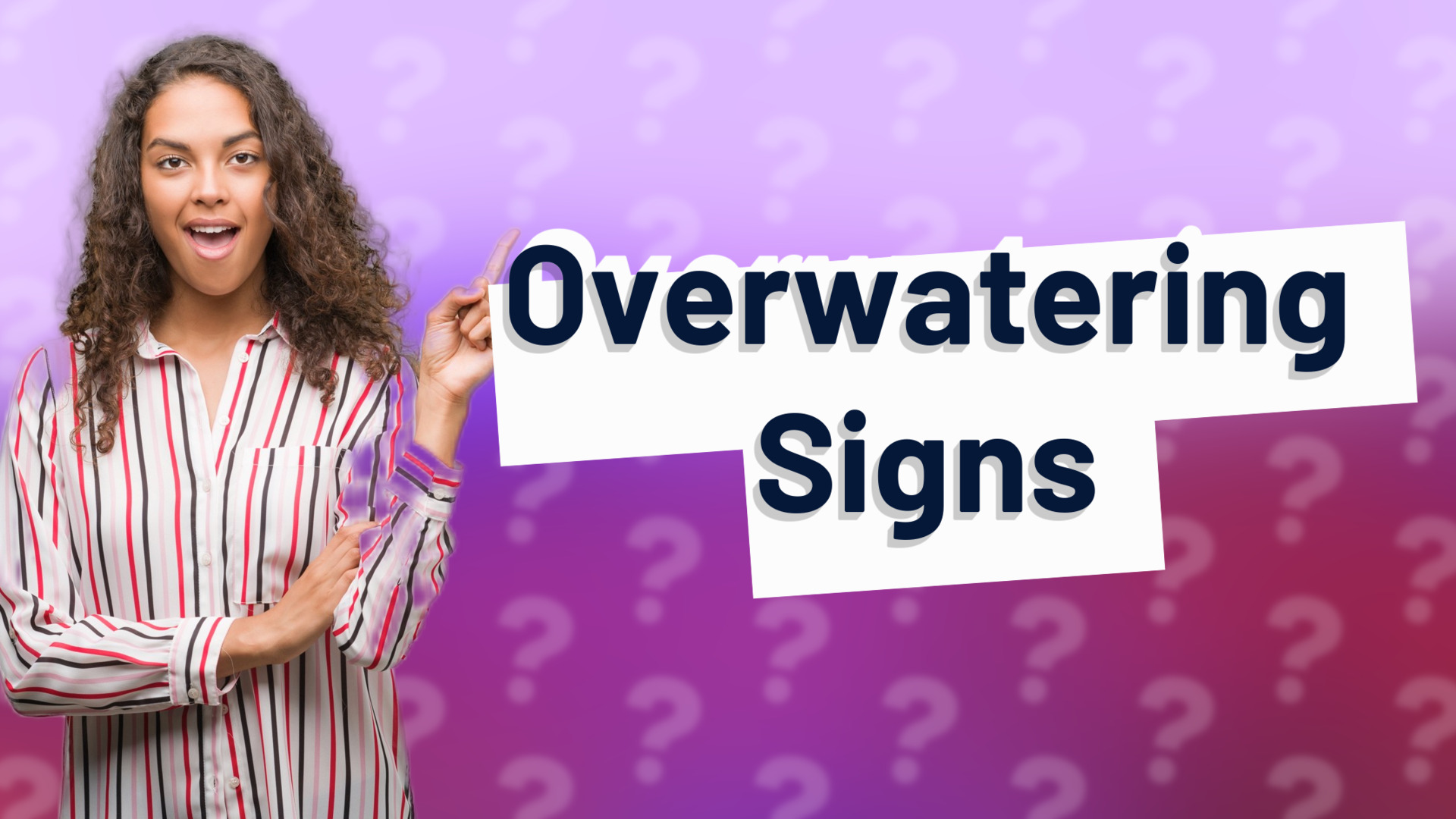 Overwatering Signs