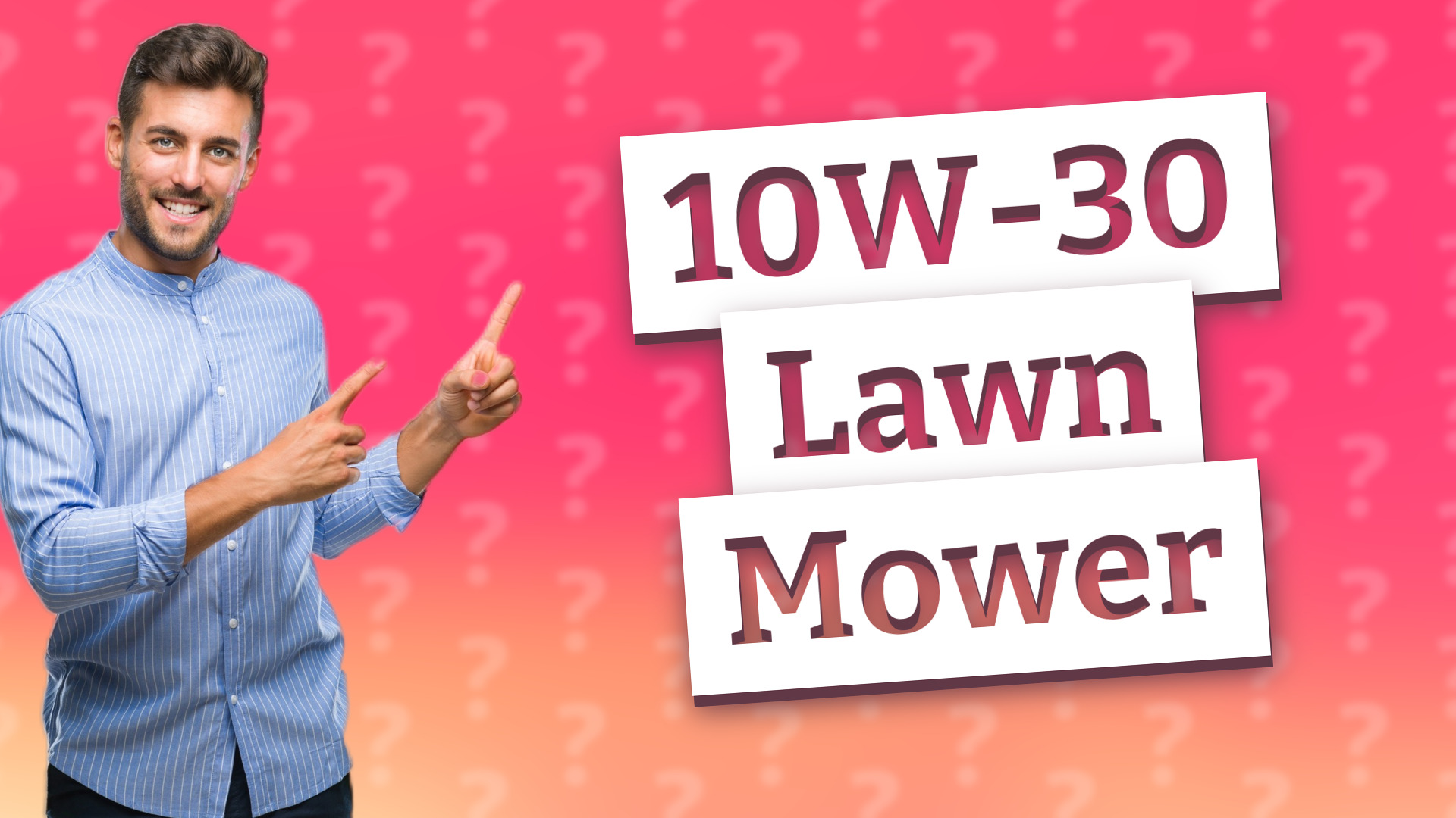 10W-30 Lawn Mower