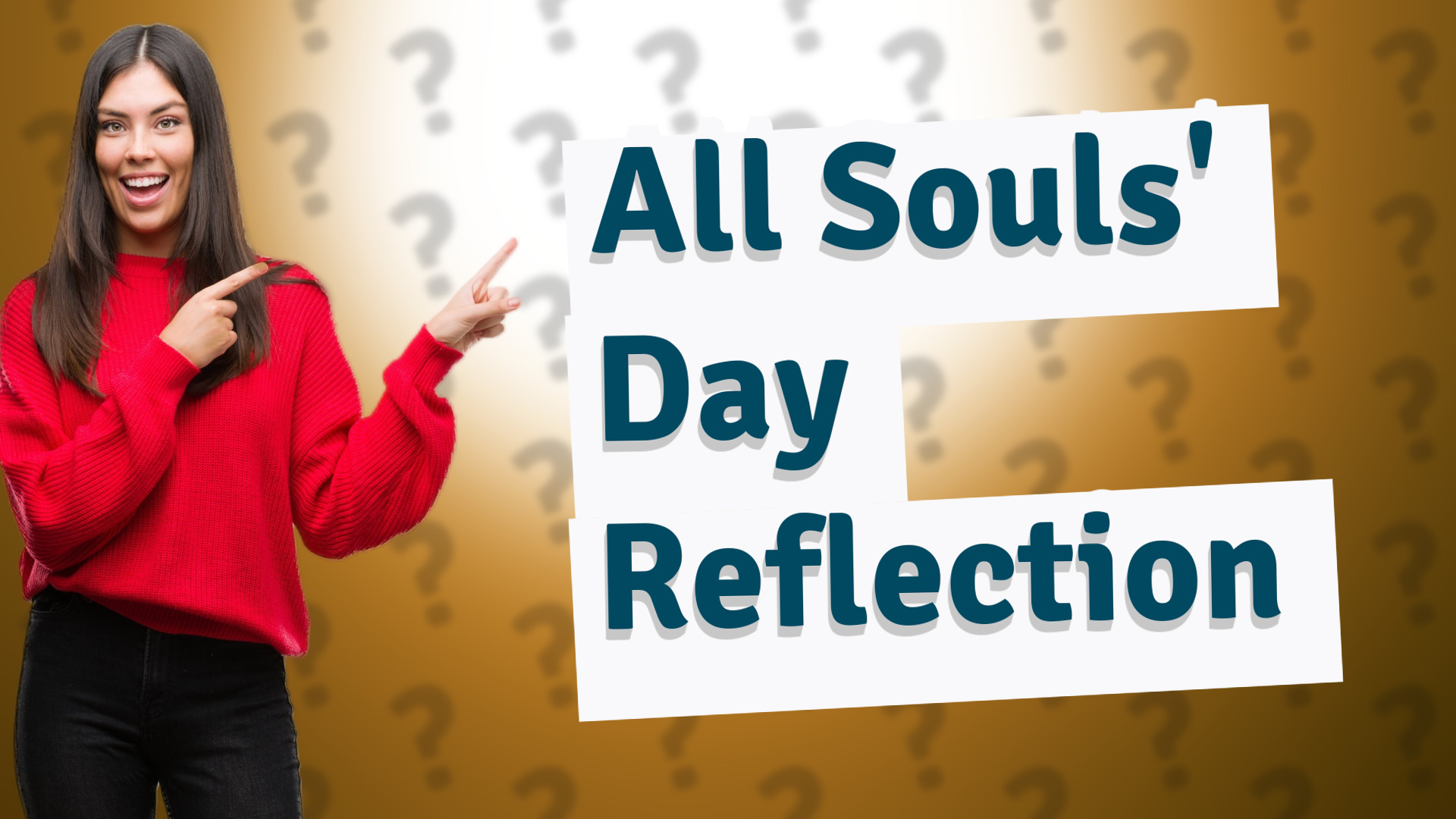 All Souls' Day Reflection