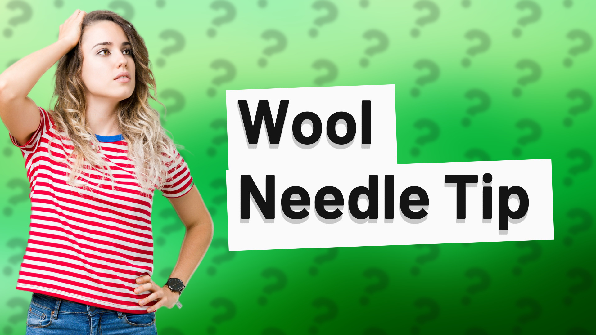 Wool Needle Tip