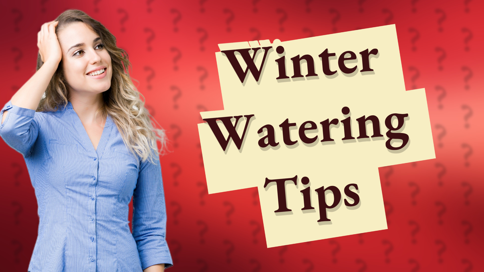Winter Watering Tips