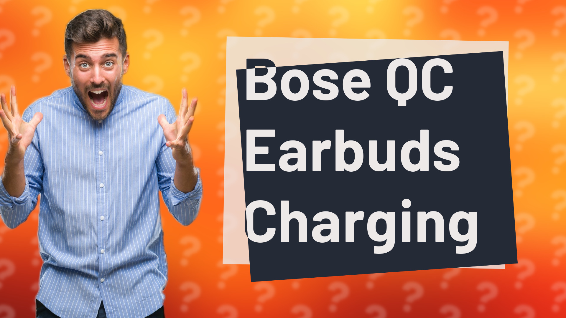Bose QC Earbuds Charging