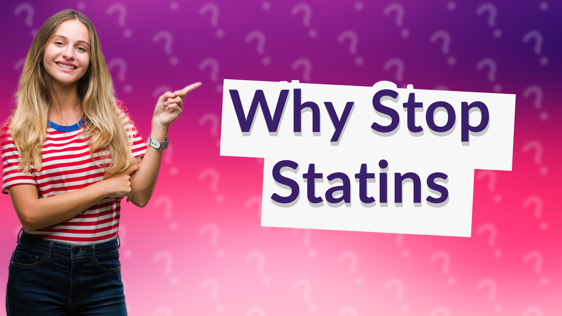 Why Stop Statins