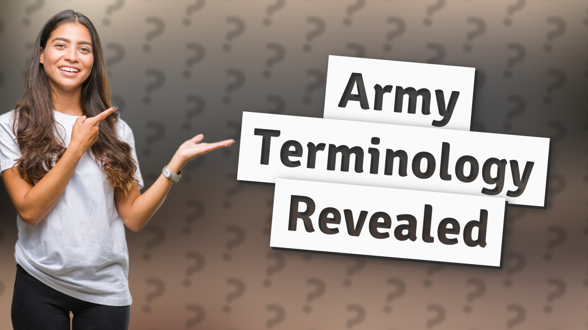 Army Terminology Revealed