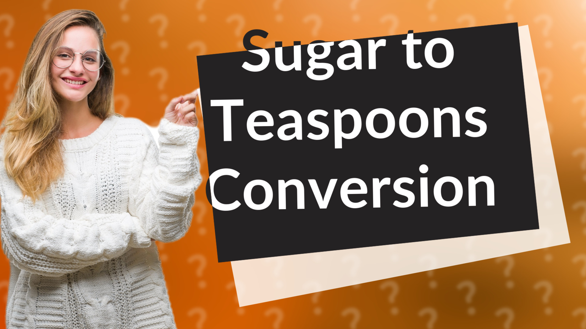 Sugar to Teaspoons Conversion