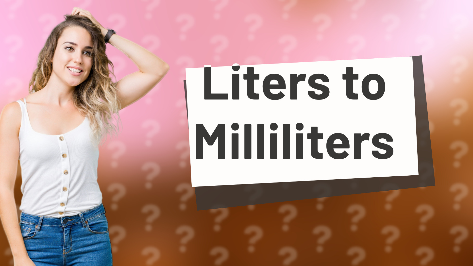 Liters to Milliliters