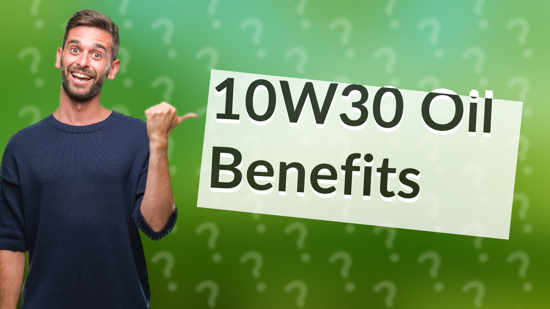 10W30 Oil Benefits