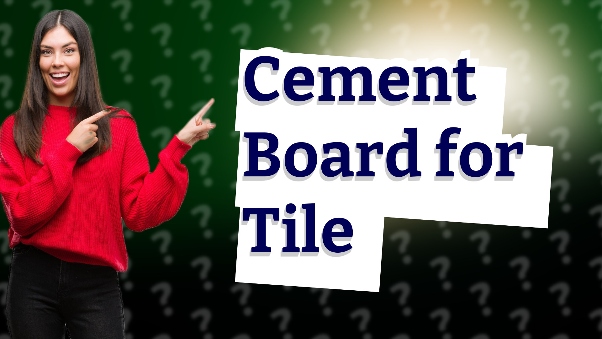 Cement Board for Tile