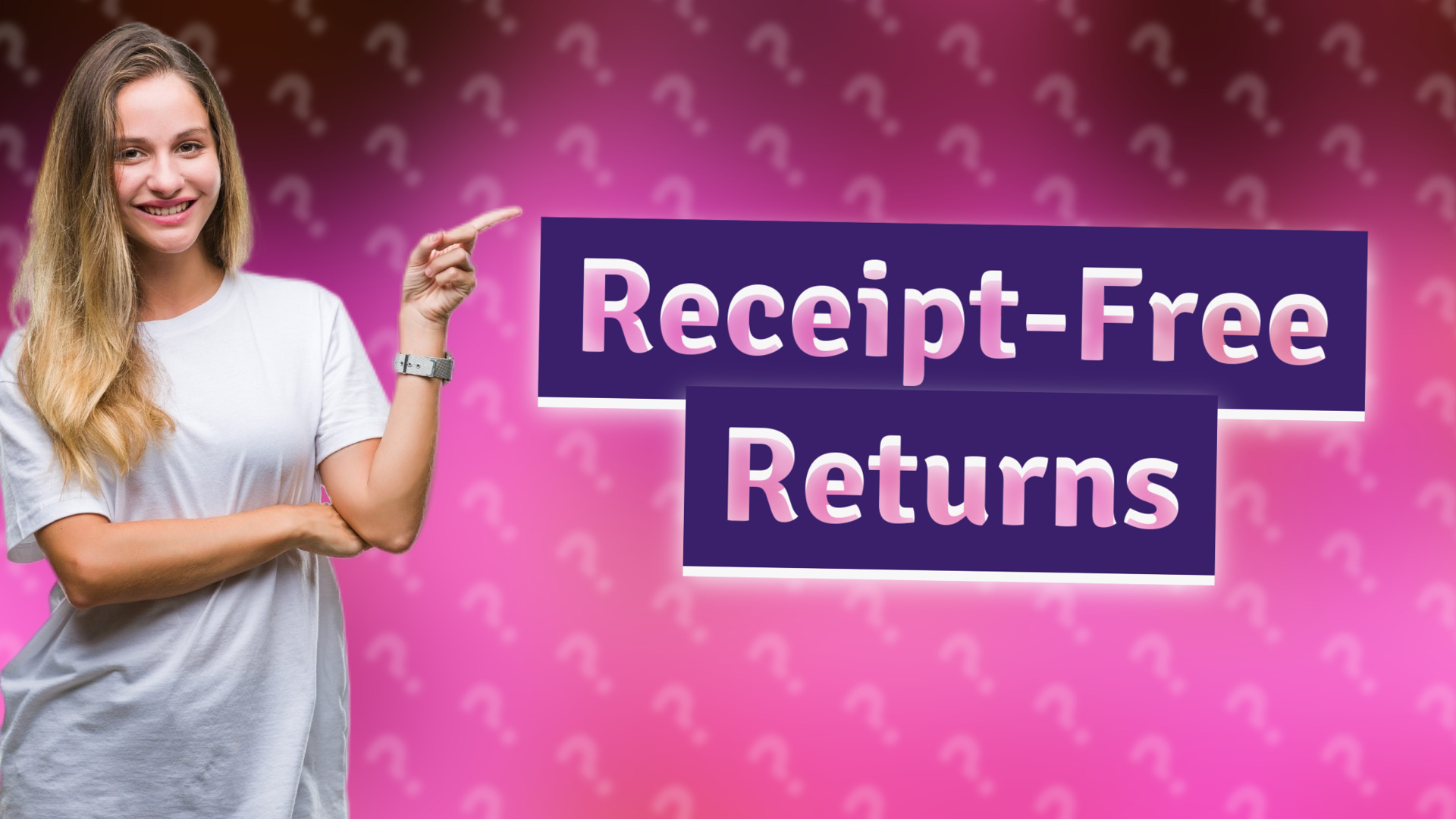 Receipt-Free Returns