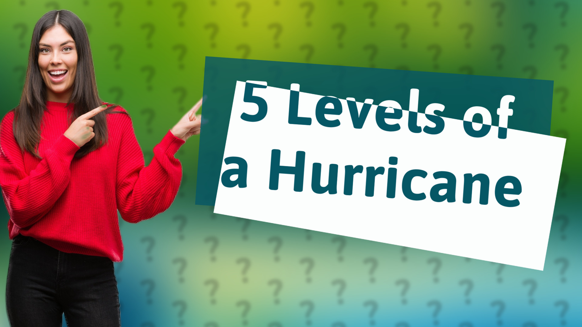 5 Levels of a Hurricane