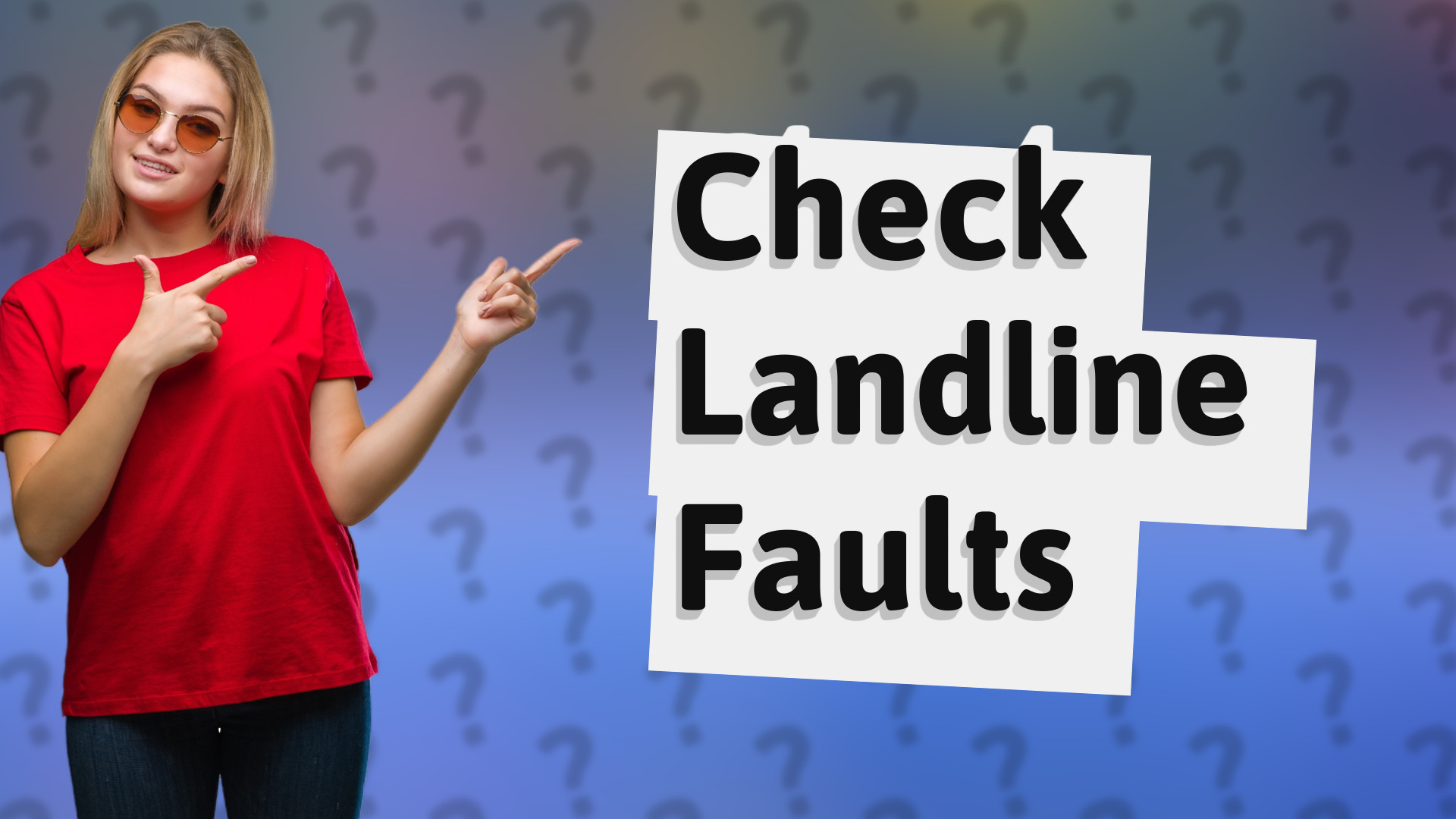 Check Landline Faults