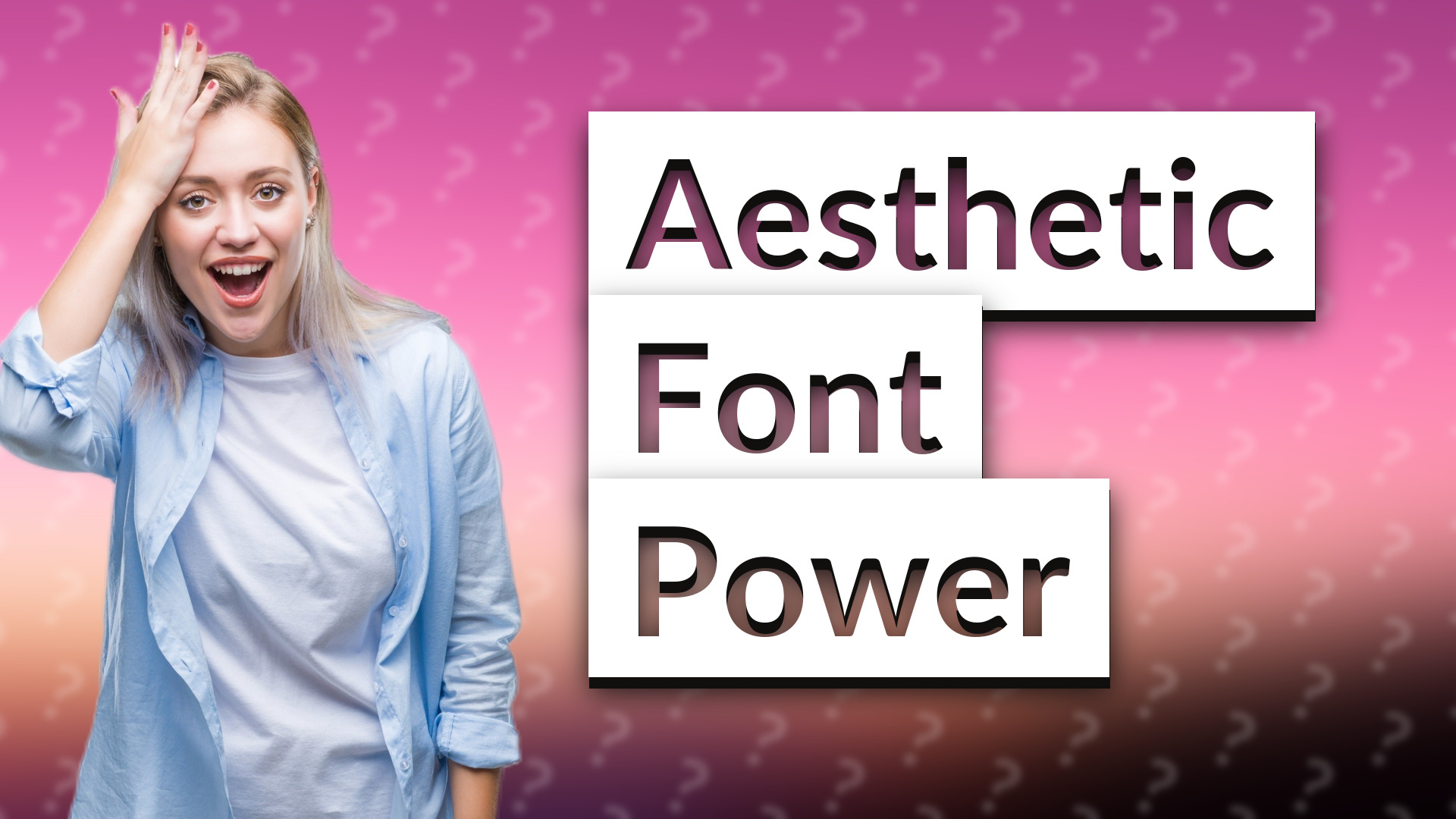 Aesthetic Font Power