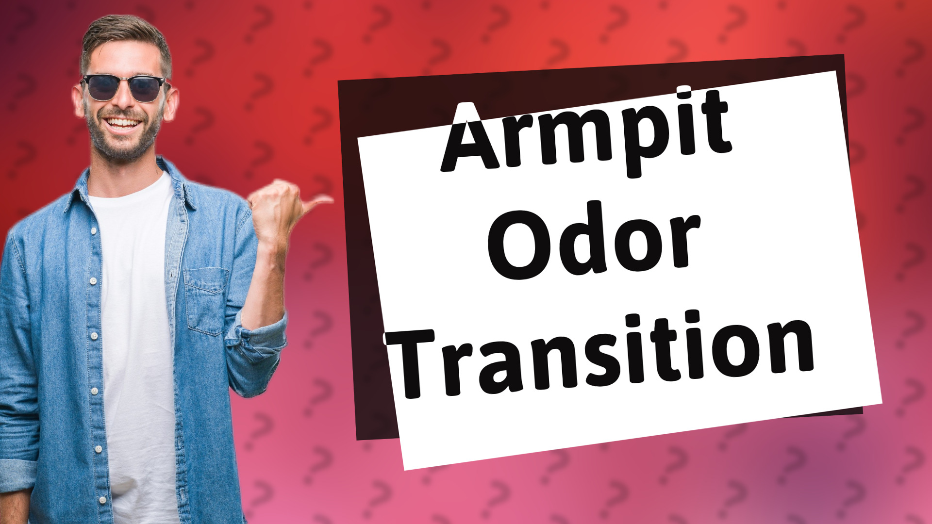 Armpit Odor Transition