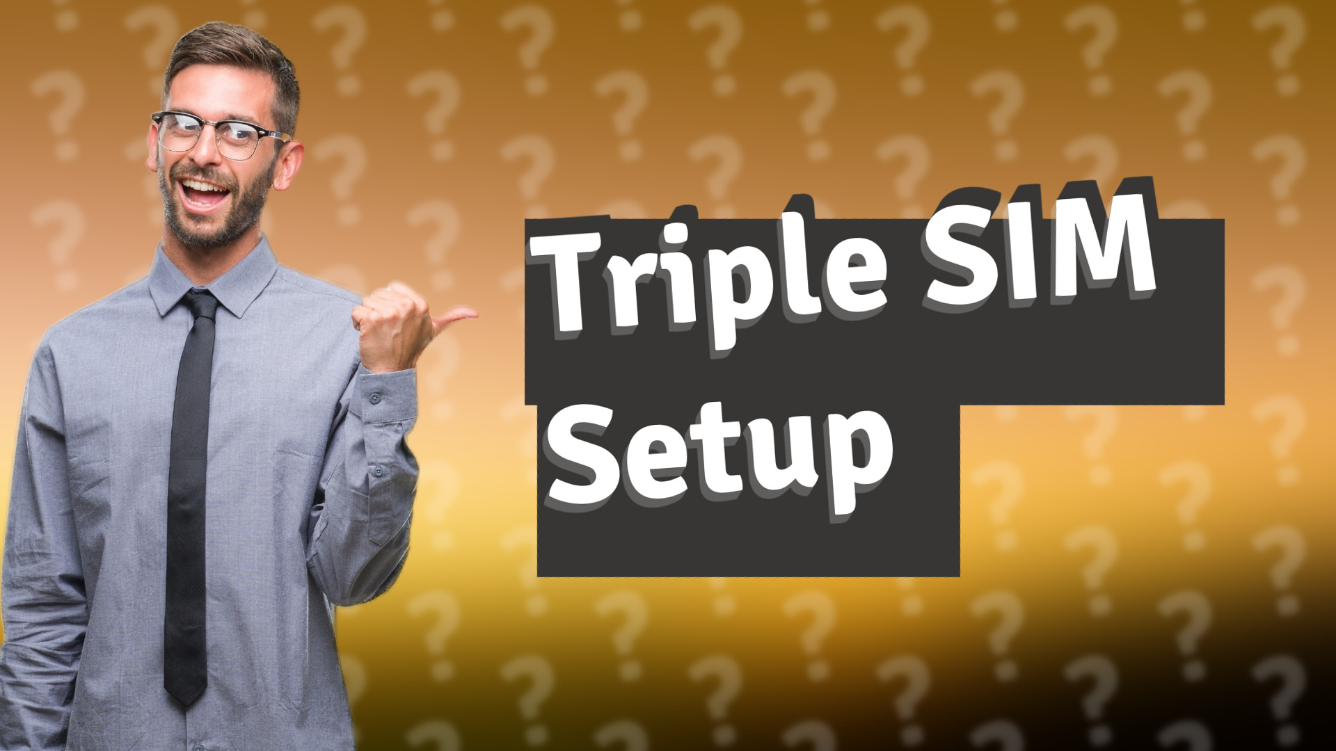 Triple SIM Setup