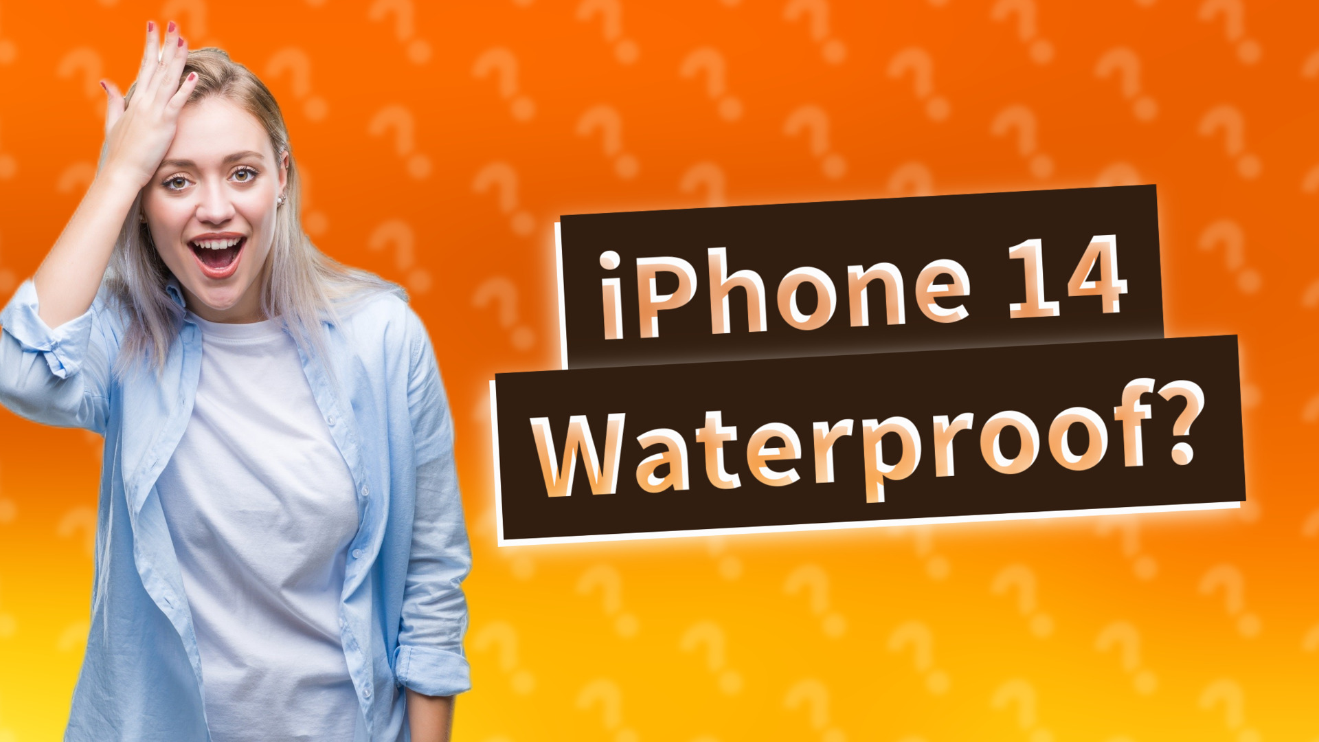 iPhone 14 Waterproof?
