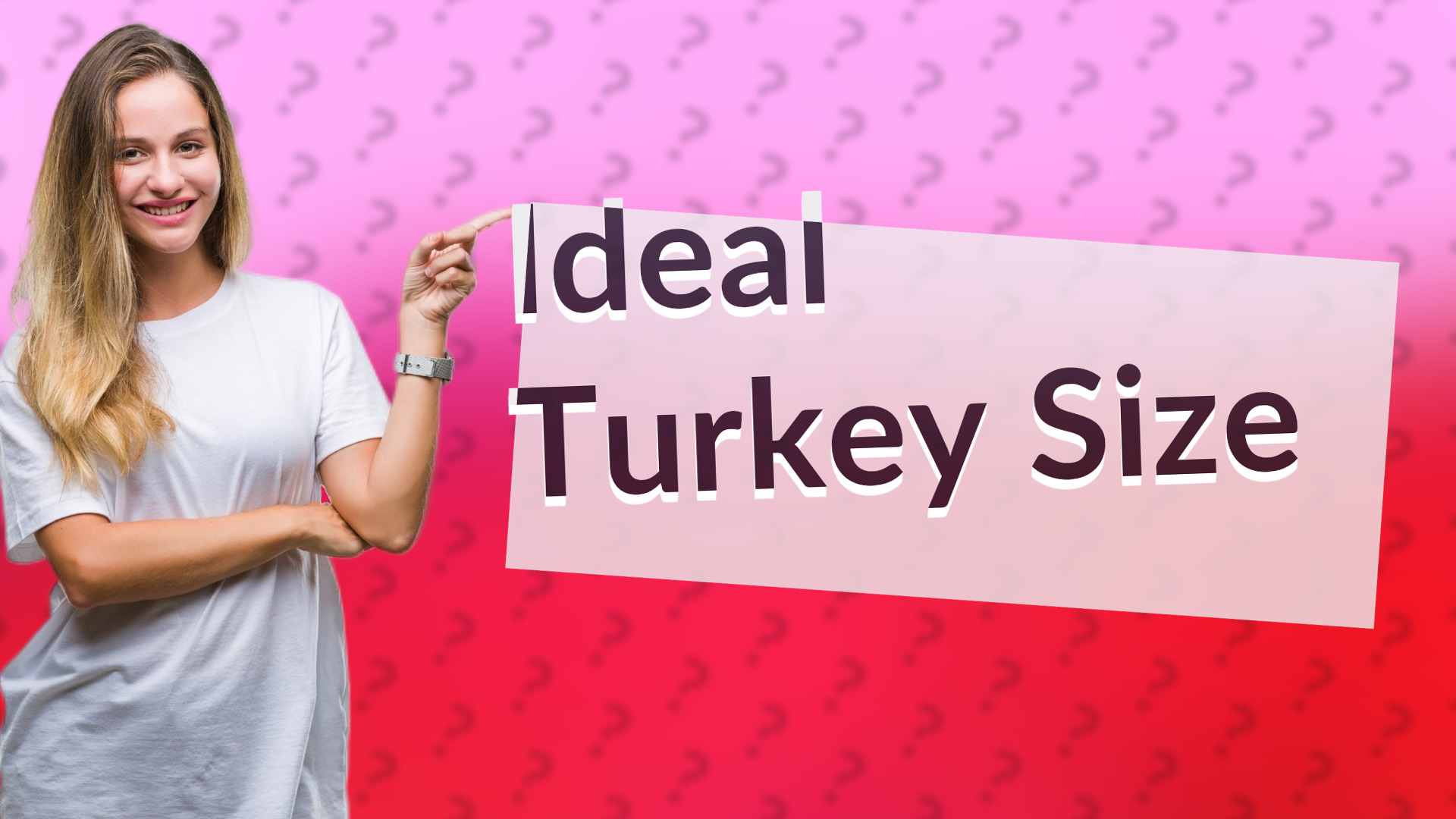 Ideal Turkey Size