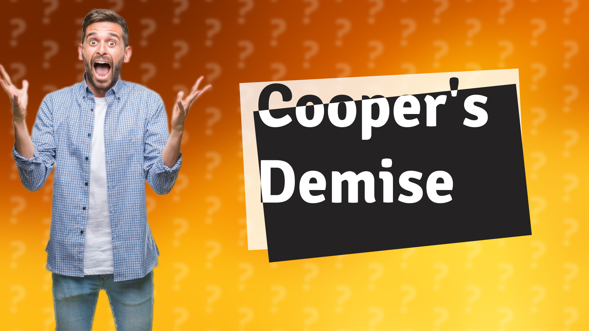 Cooper's Demise
