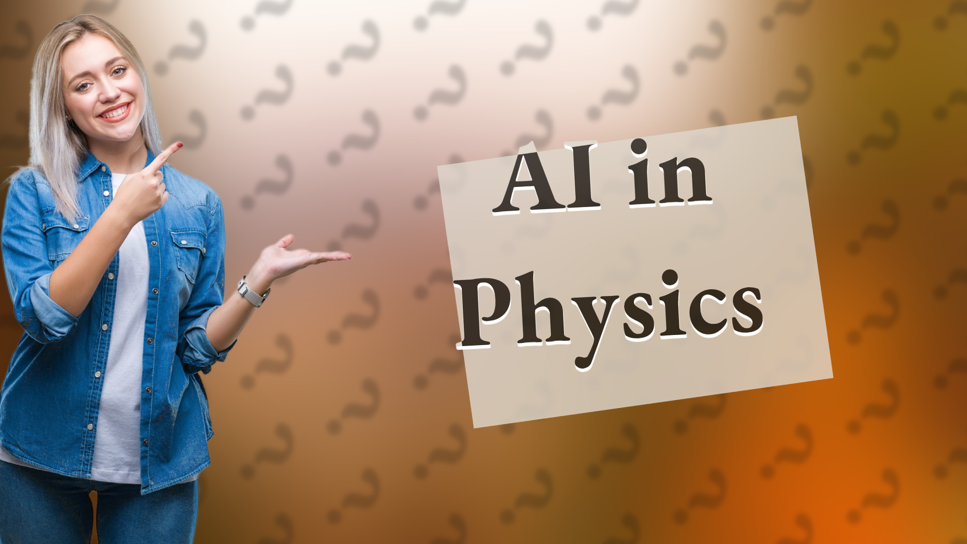AI in Physics