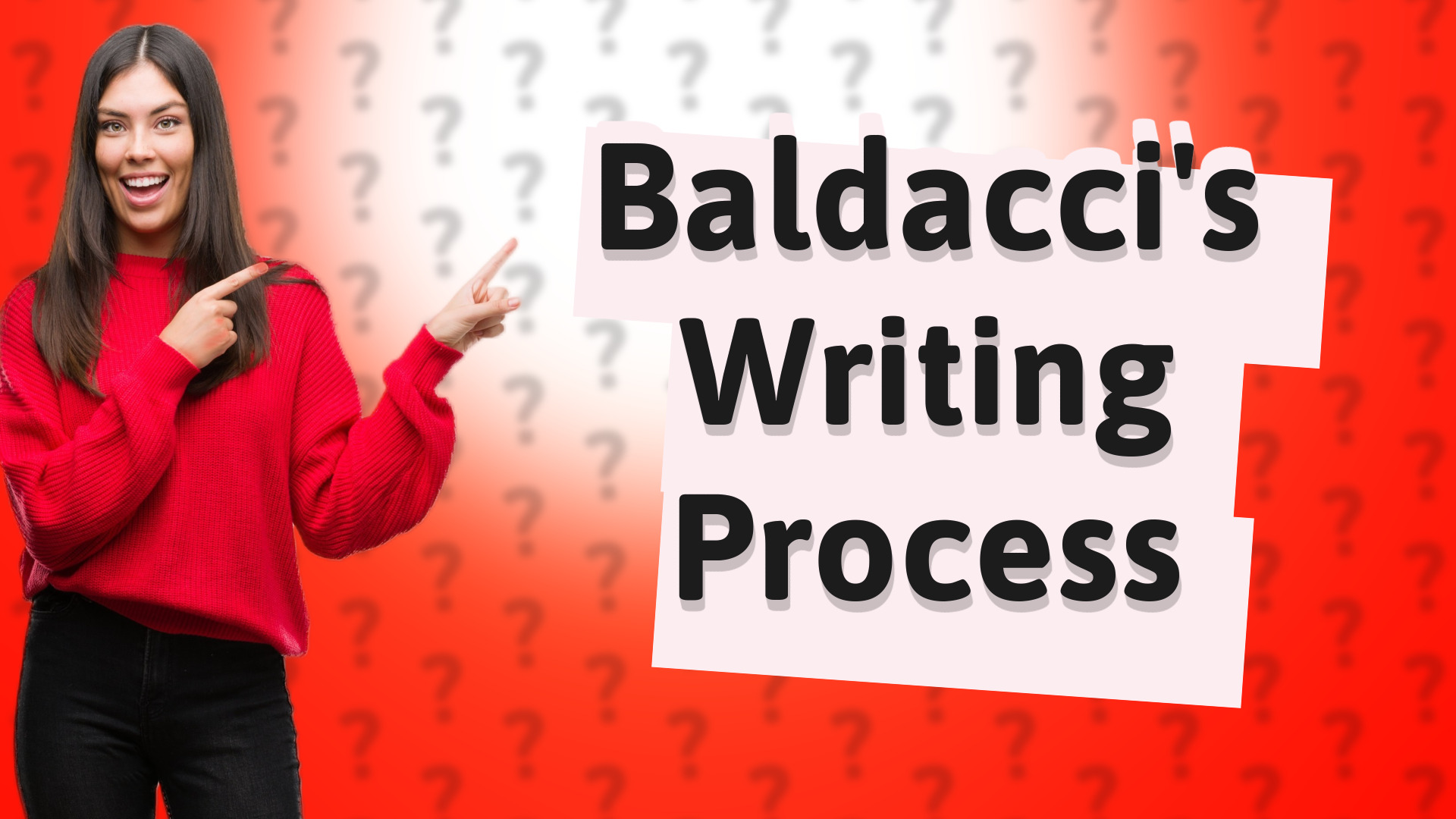 Baldacci's Writing Process