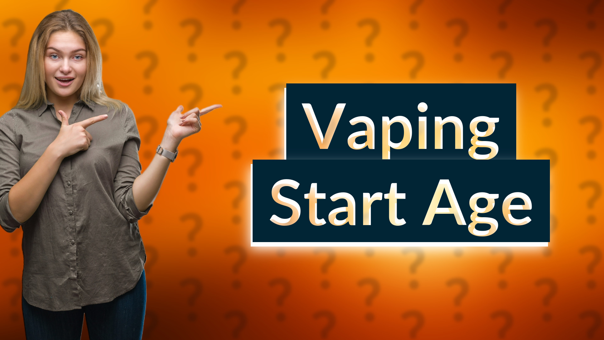 Vaping Start Age