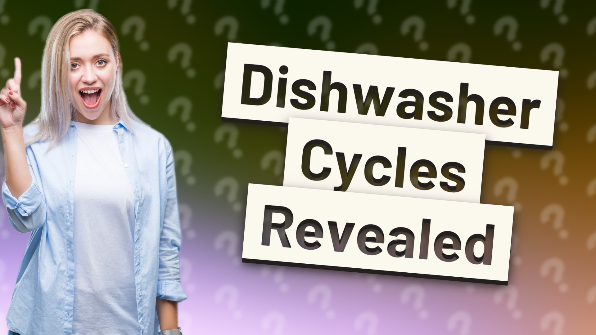 Dishwasher Cycles Revealed