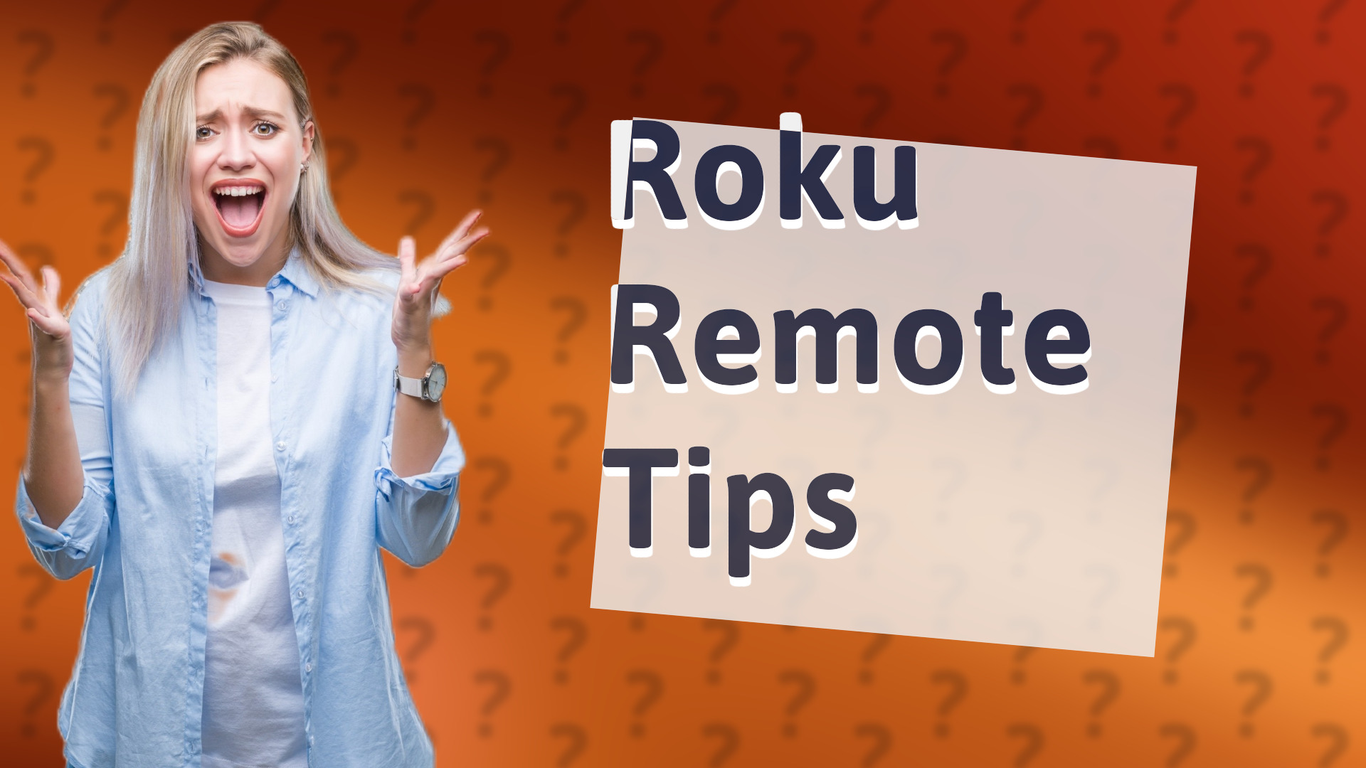 Roku Remote Tips