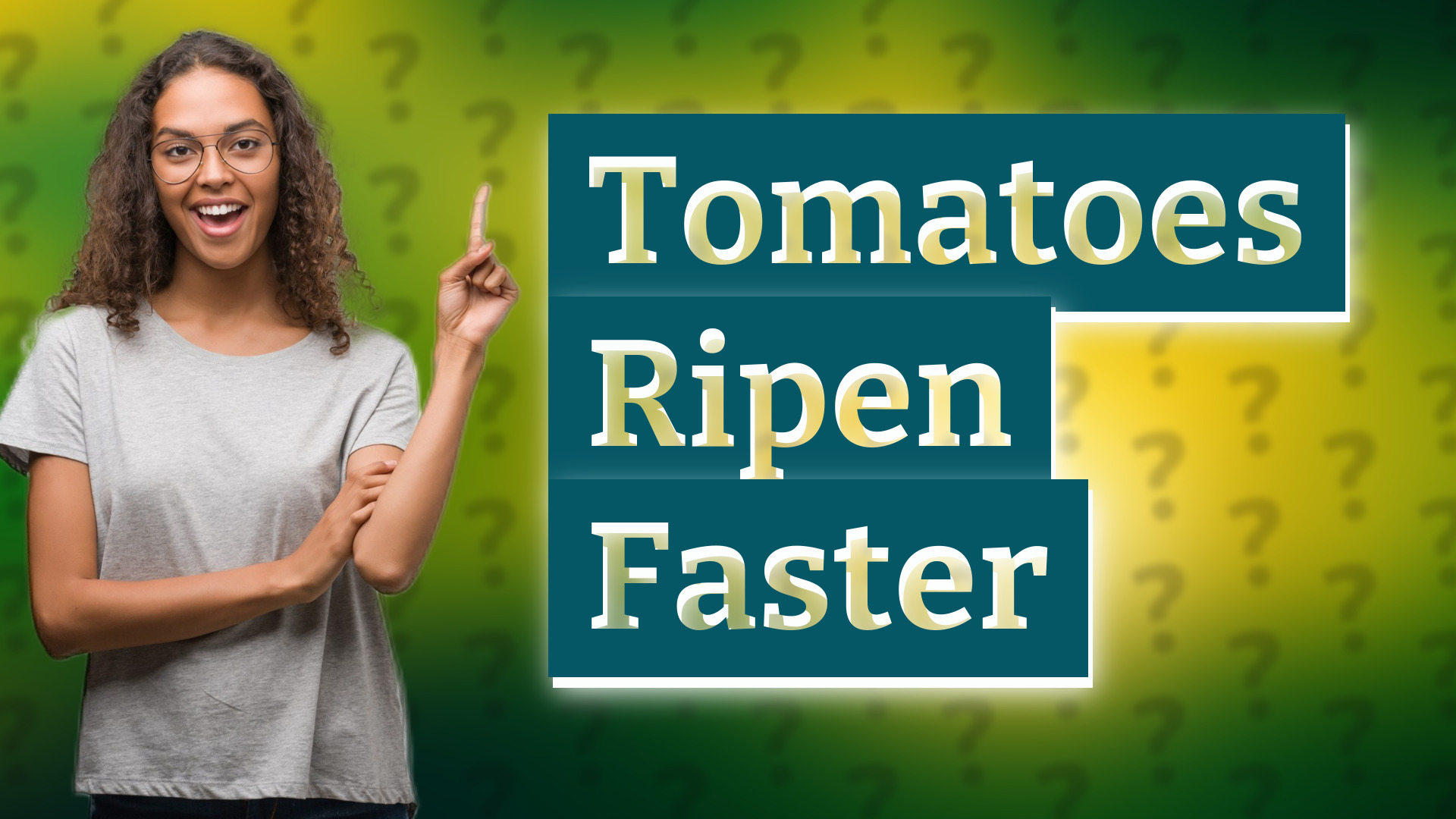Tomatoes Ripen Faster