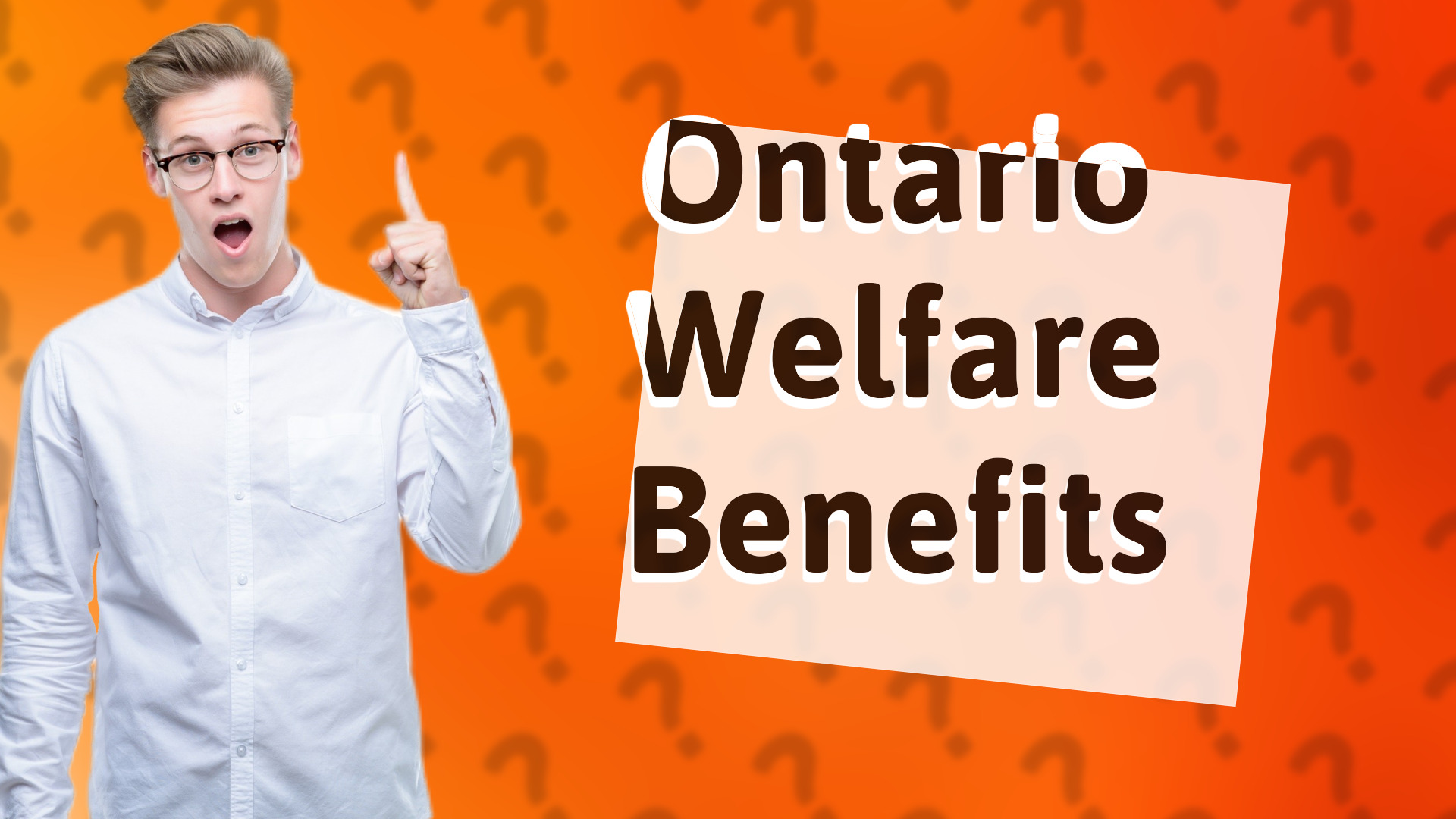 Ontario Welfare Benefits