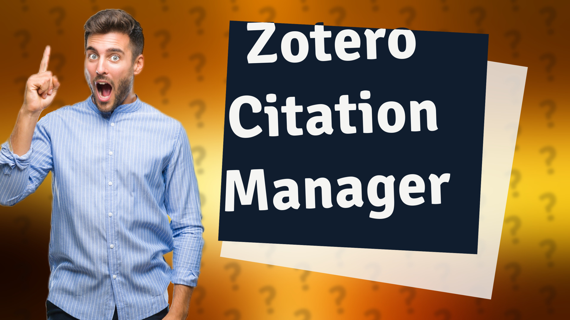 Zotero Citation Manager