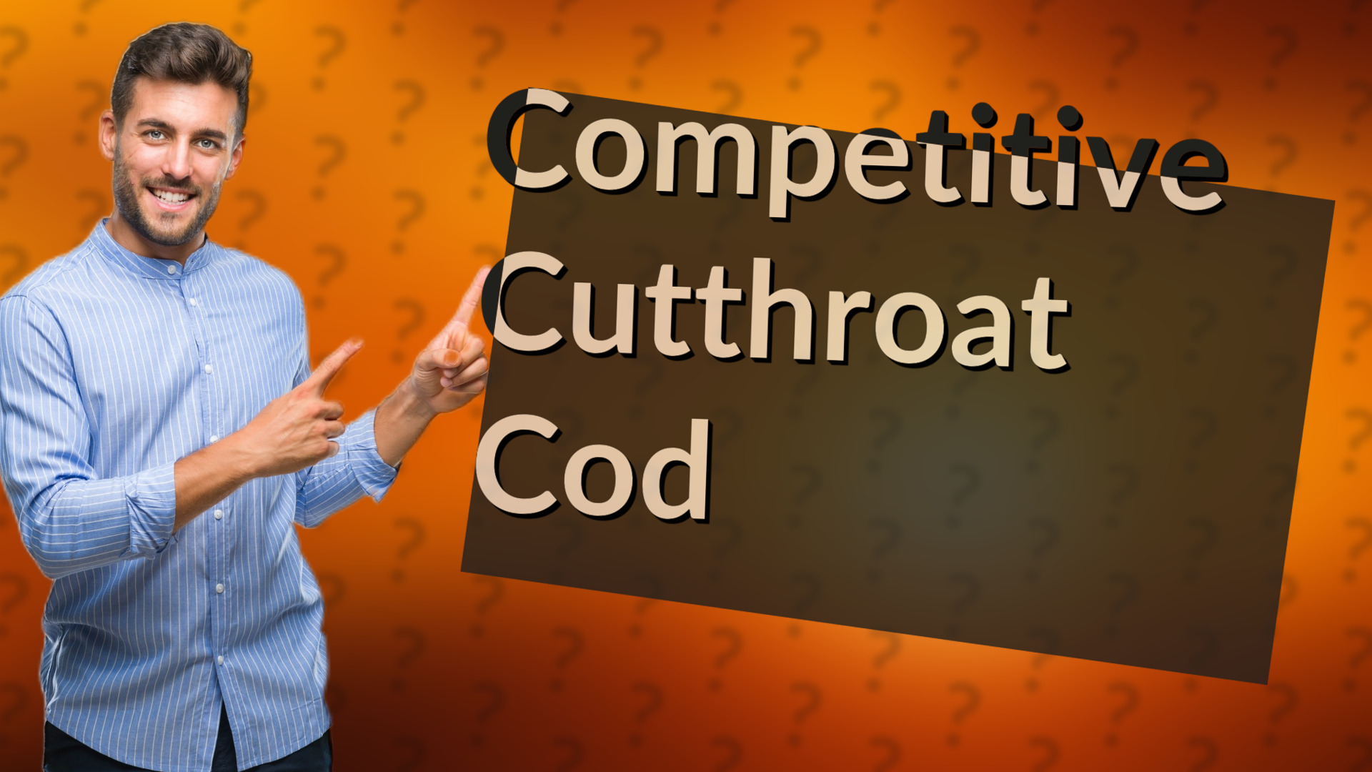 Competitive Cutthroat Cod