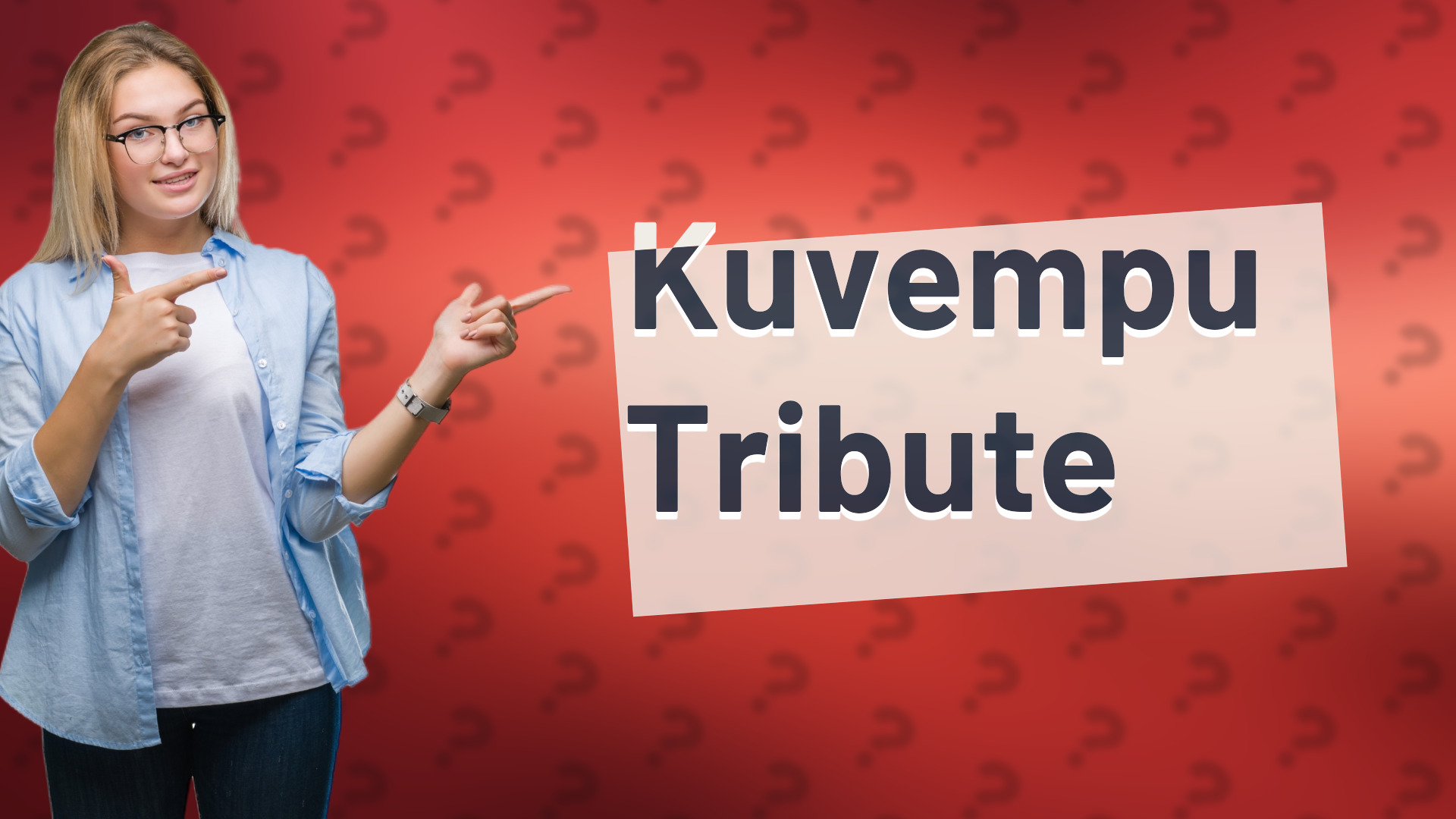 Kuvempu Tribute
