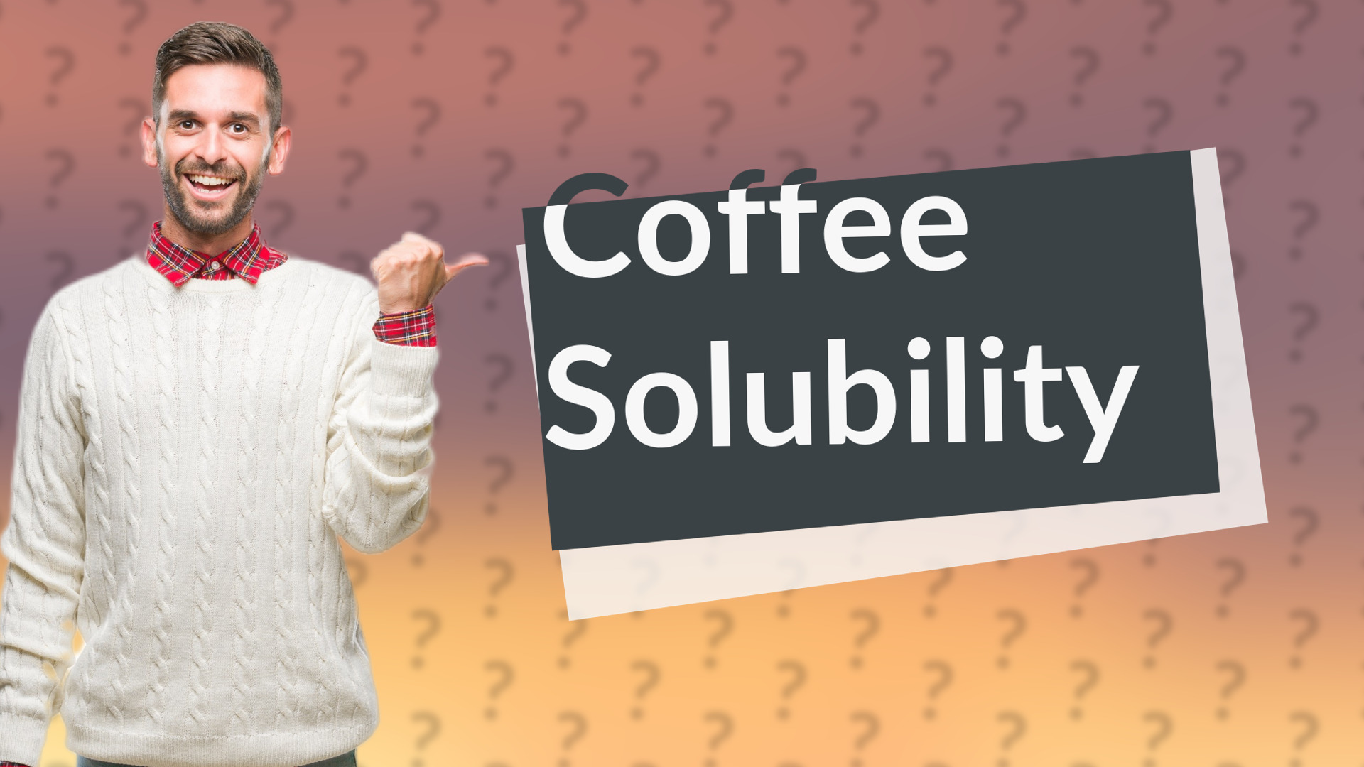 Coffee Solubility