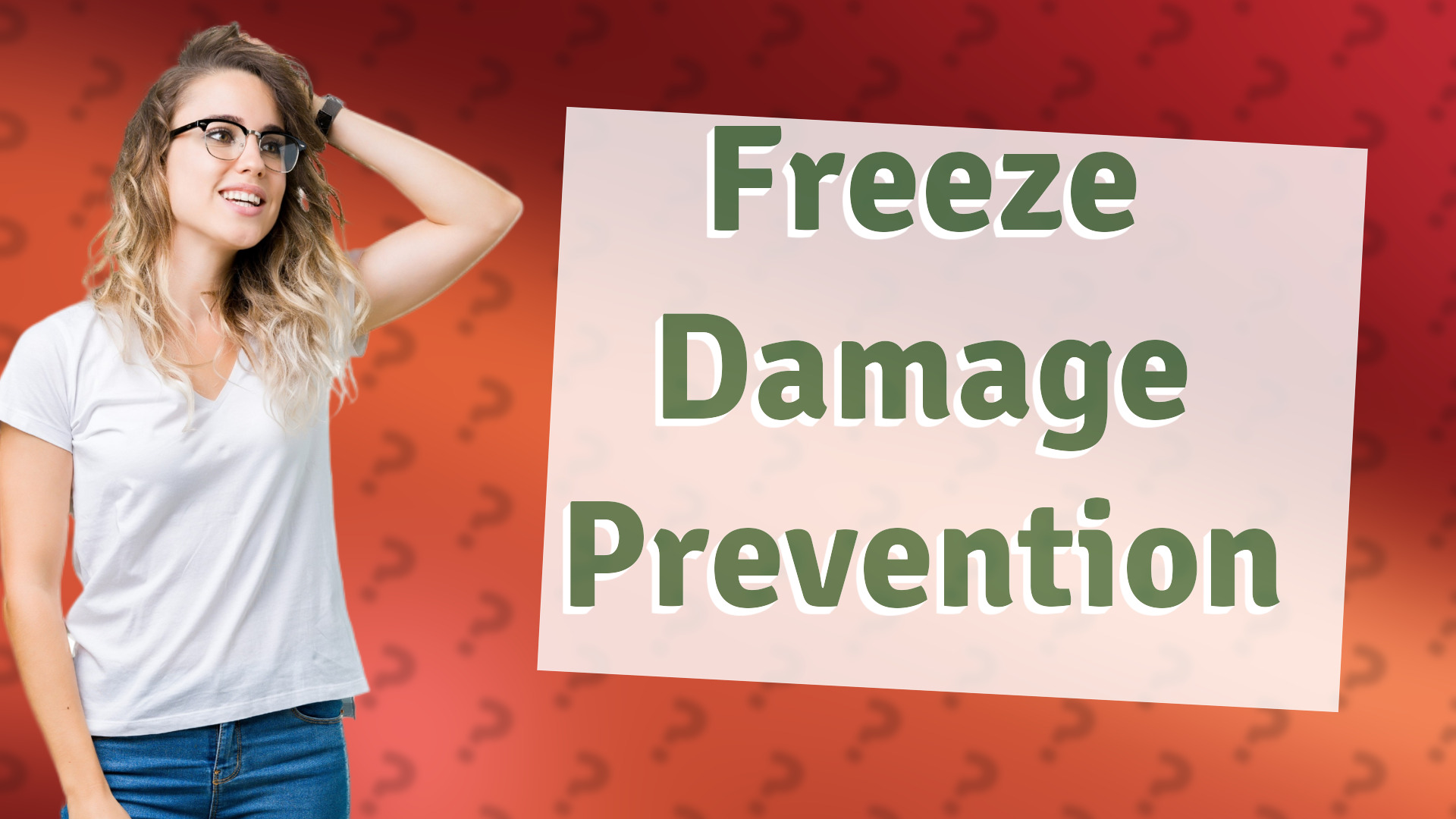 Freeze Damage Prevention