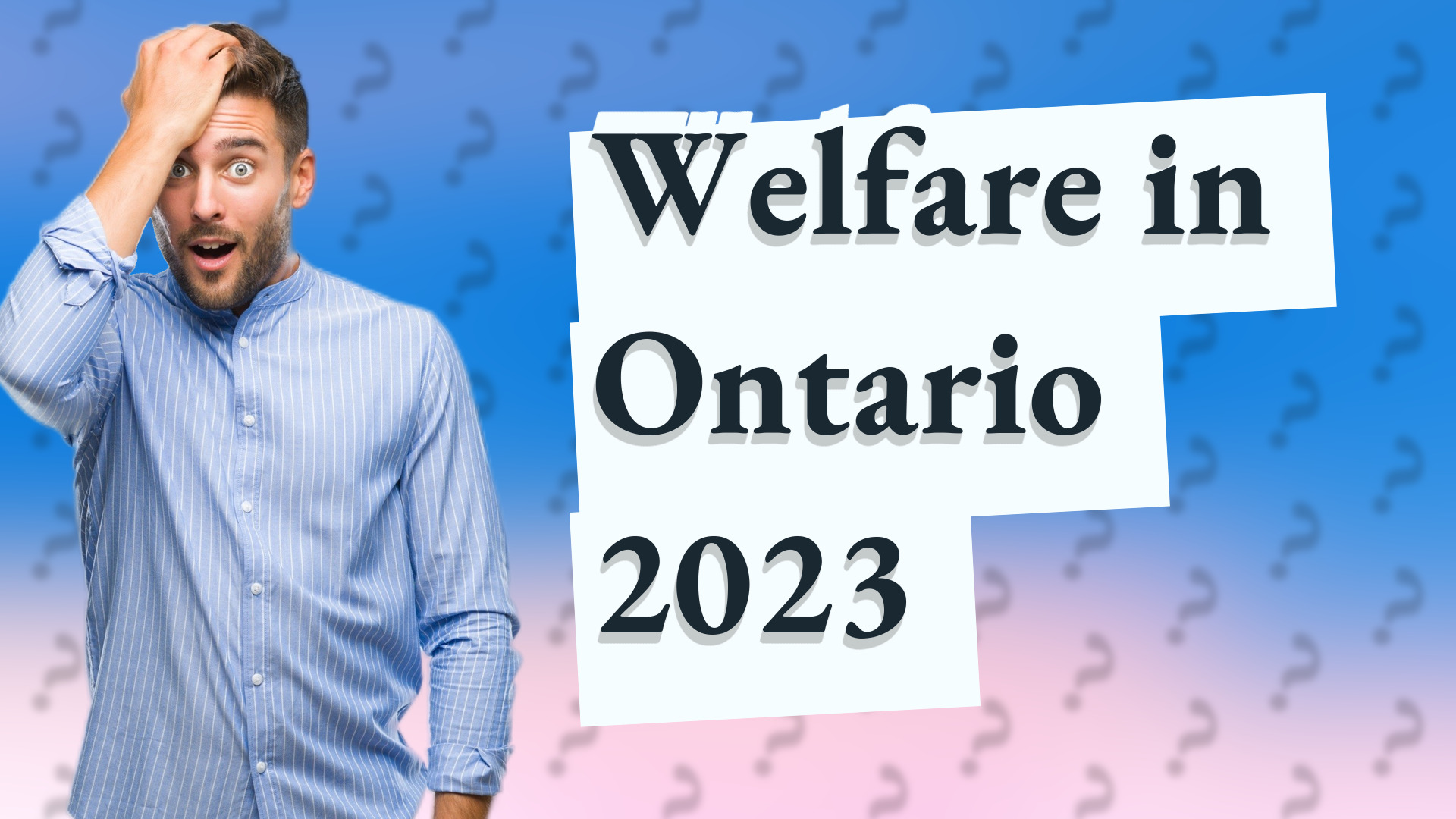 Welfare in Ontario 2023