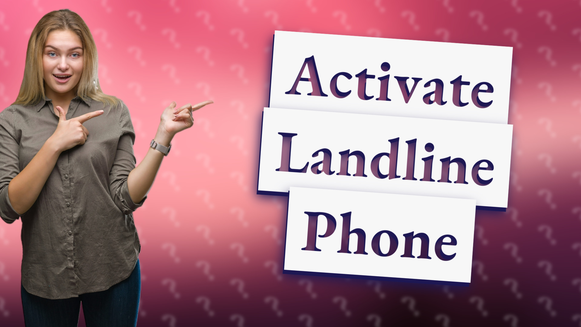 Activate Landline Phone