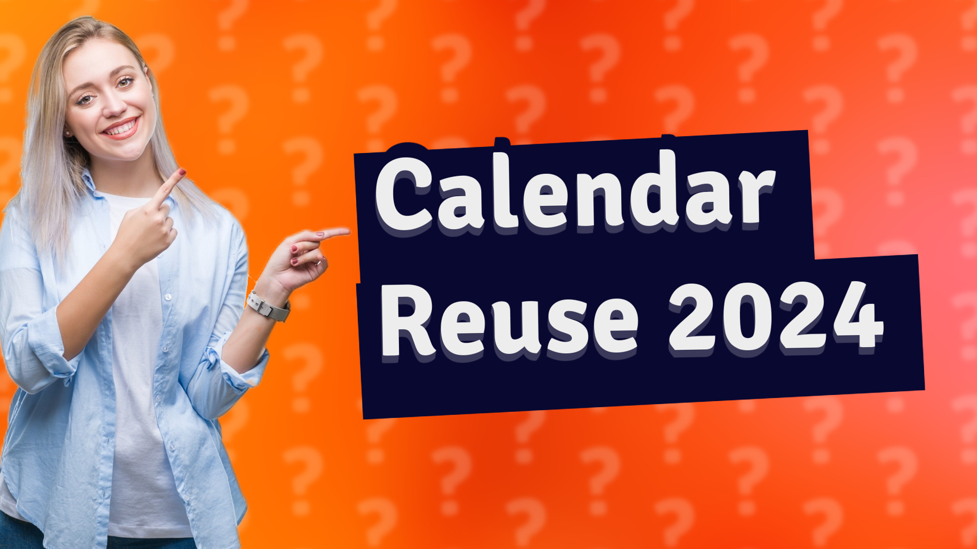 Calendar Reuse 2024